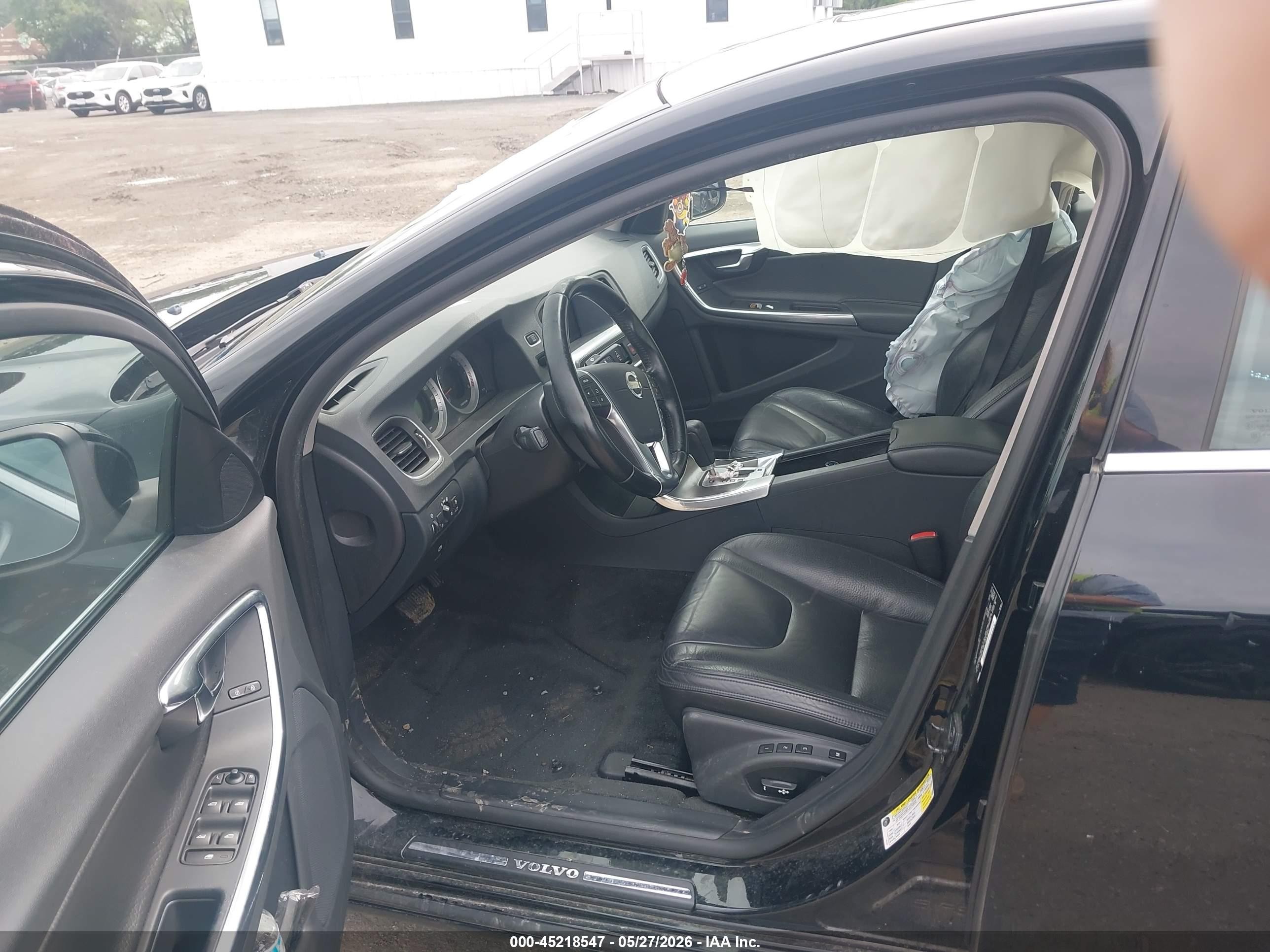2012 Volvo S60 T5 Black vin: YV1622FS2C2037160