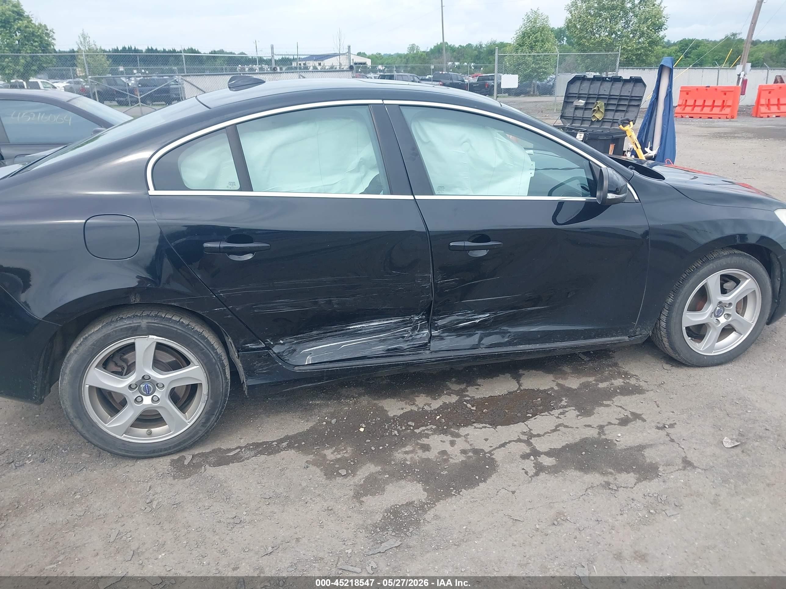 2012 Volvo S60 T5 Black vin: YV1622FS2C2037160