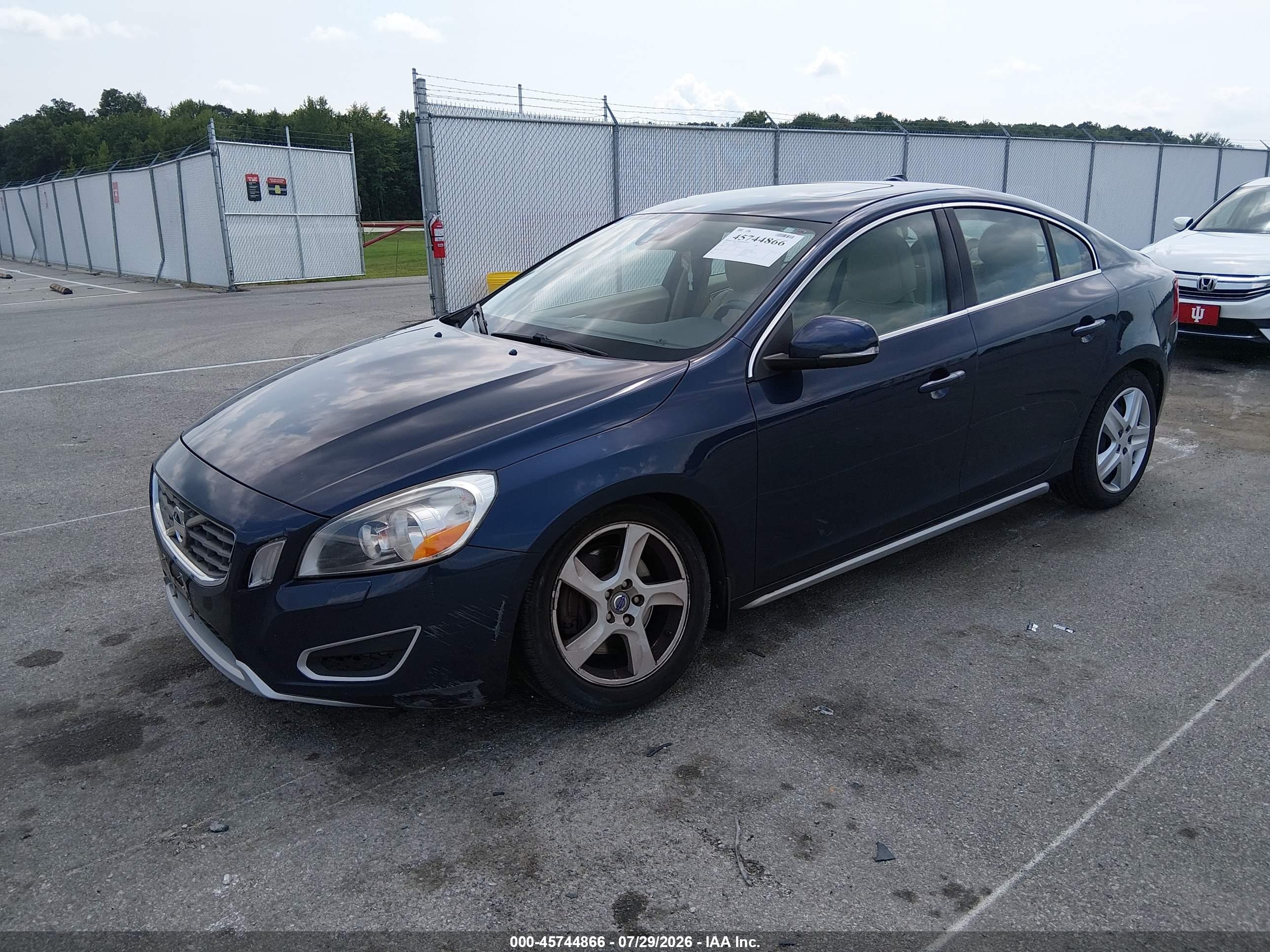 2012 Volvo S60 T5 Dark Blue vin: YV1622FS2C2099271