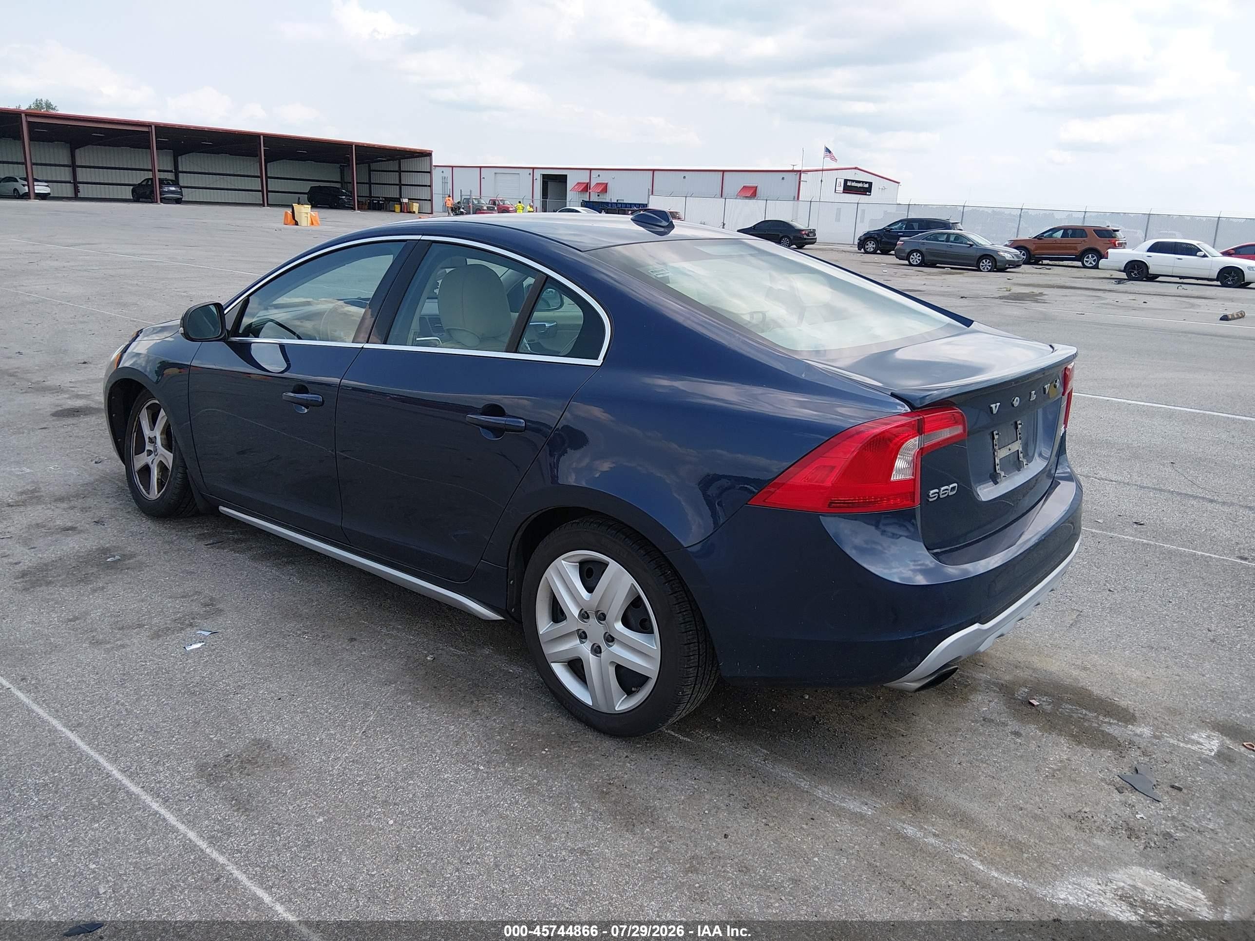 2012 Volvo S60 T5 Dark Blue vin: YV1622FS2C2099271