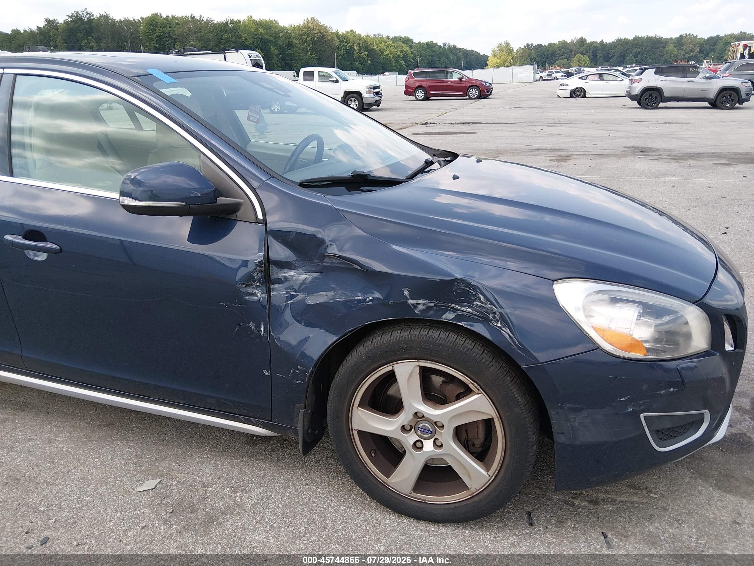 2012 Volvo S60 T5 Dark Blue vin: YV1622FS2C2099271