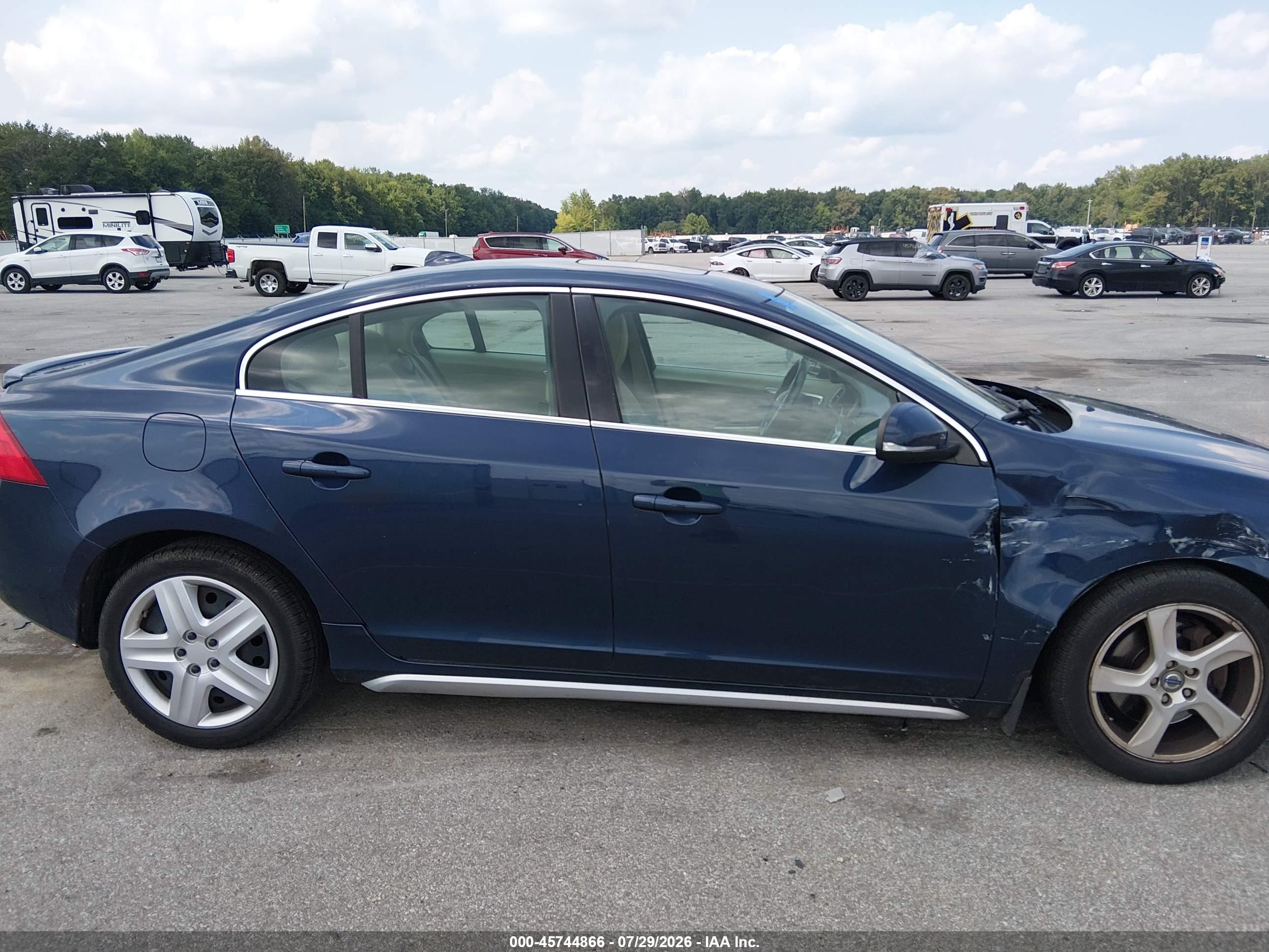 2012 Volvo S60 T5 Dark Blue vin: YV1622FS2C2099271