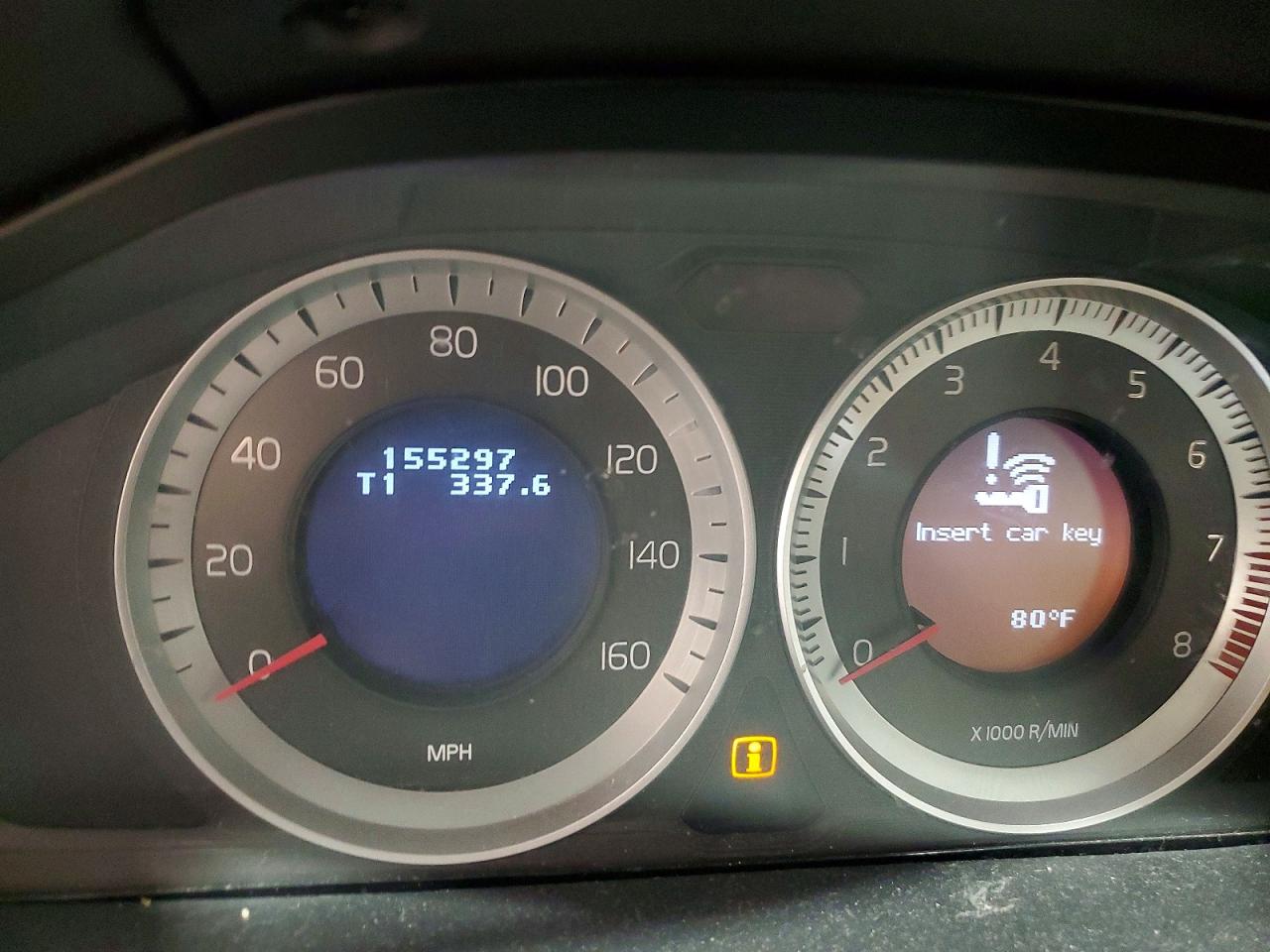 2012 Volvo S60 T5 White vin: YV1622FS3C2054761