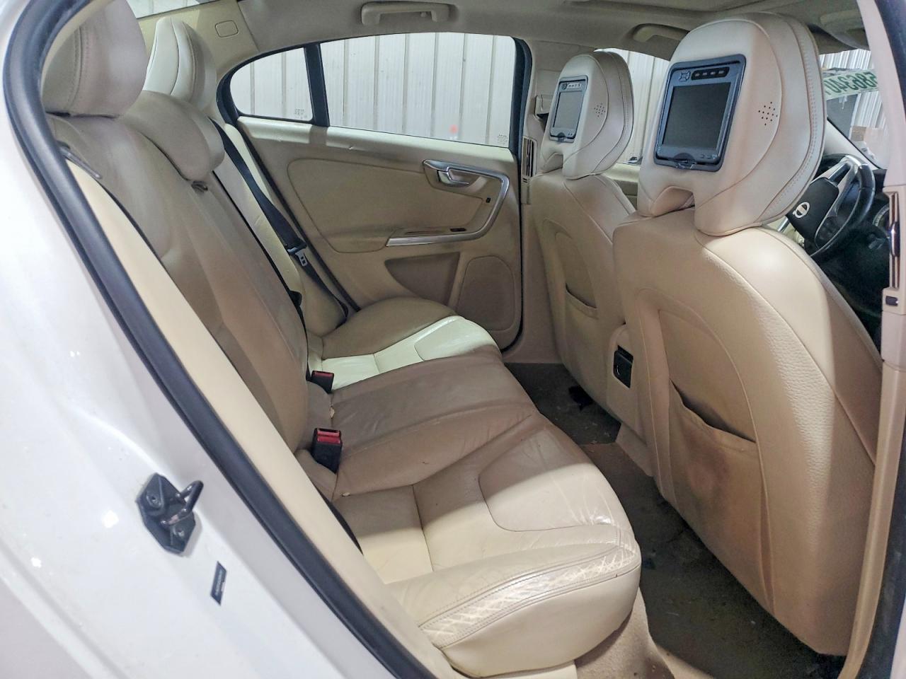 2012 Volvo S60 T5 White vin: YV1622FS3C2054761