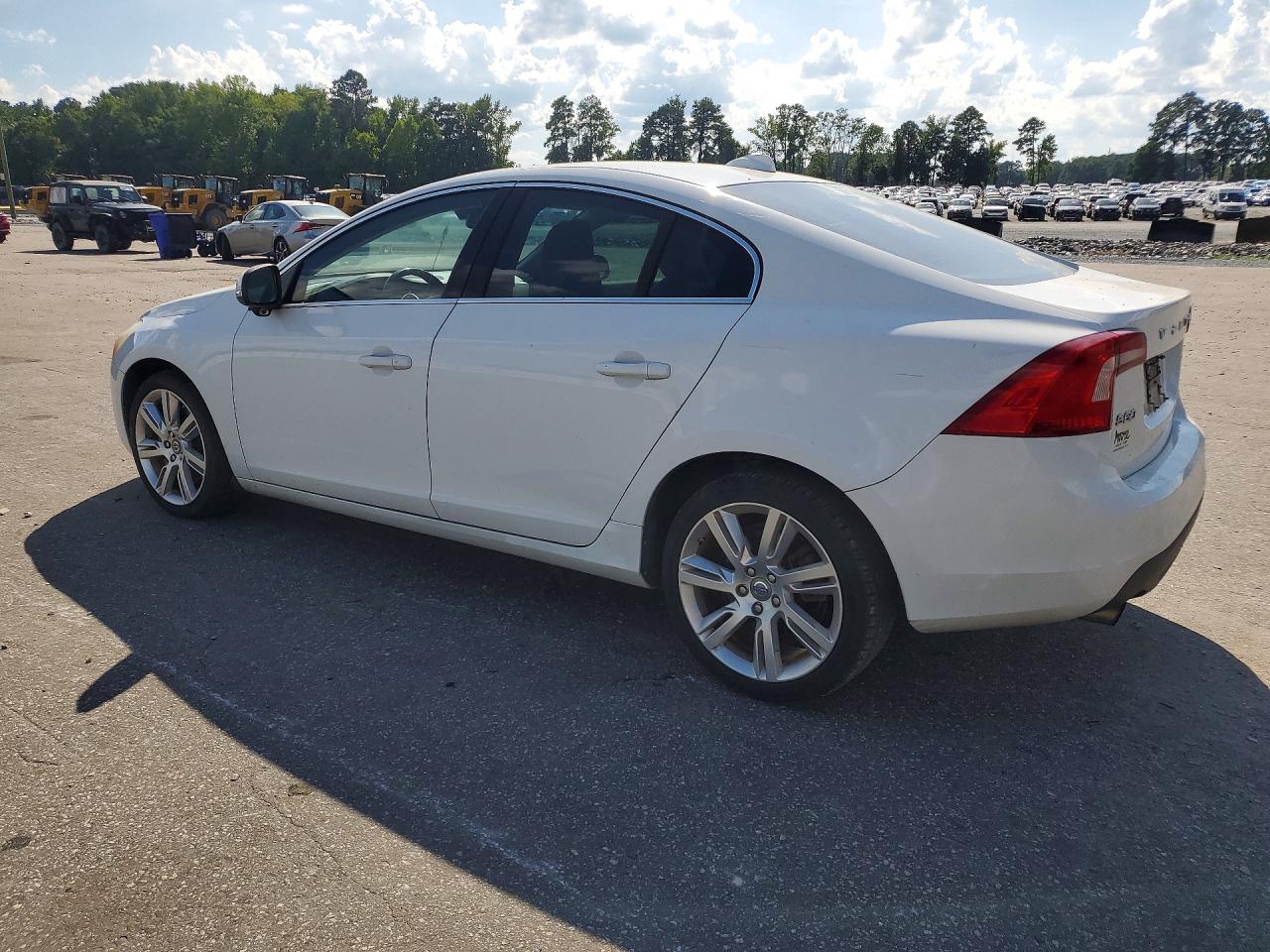 2012 Volvo S60 T5 White vin: YV1622FS3C2129796