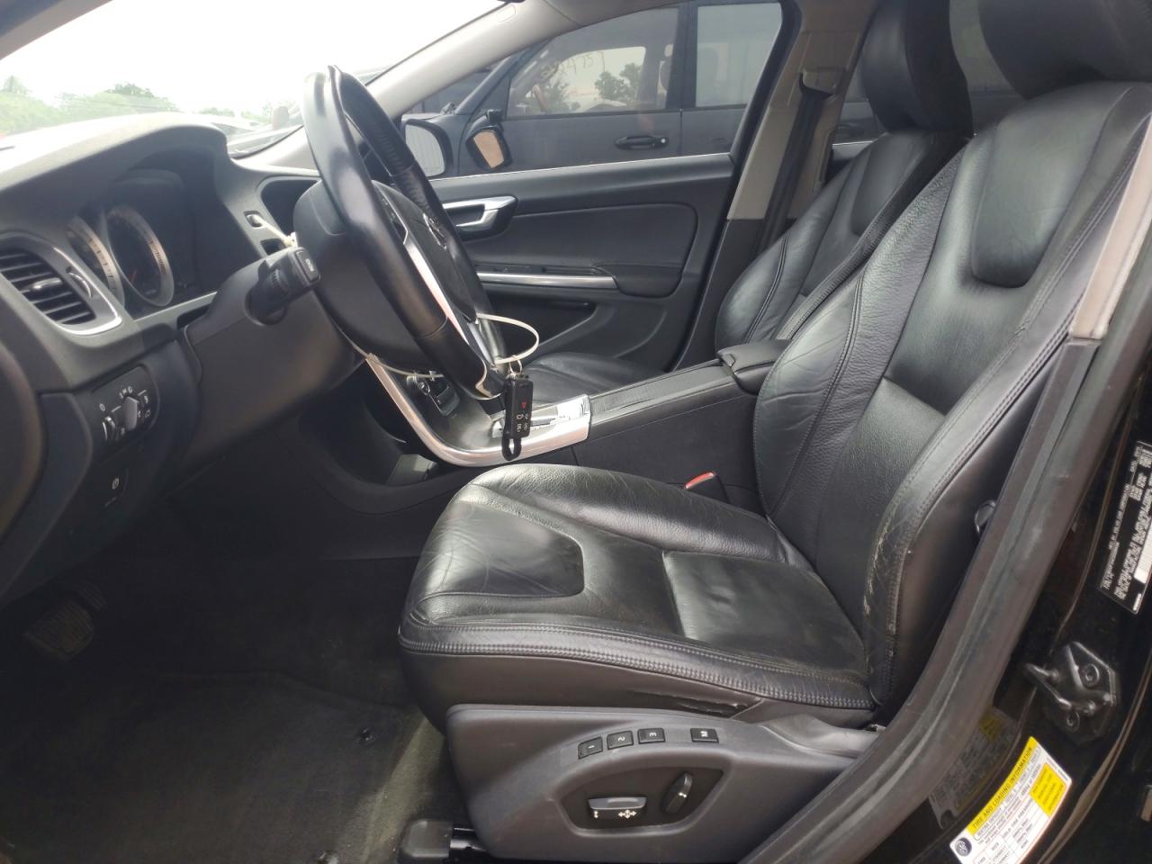 2012 Volvo S60 T5 Black vin: YV1622FS4C2028458