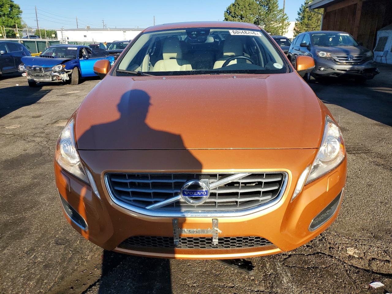 2012 Volvo S60 T5 Orange vin: YV1622FS4C2033966