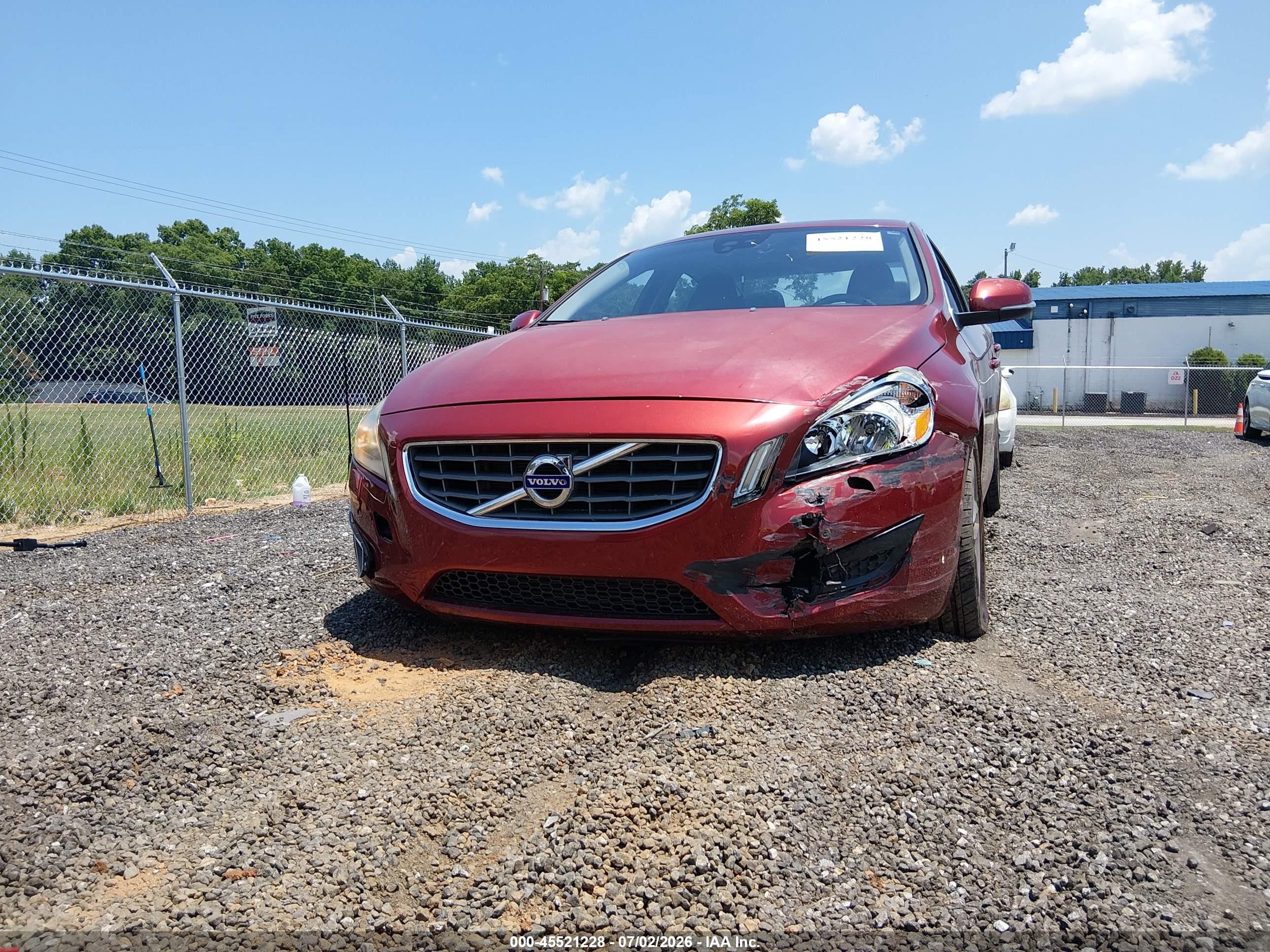 2012 Volvo S60 T5 Red vin: YV1622FS4C2098851