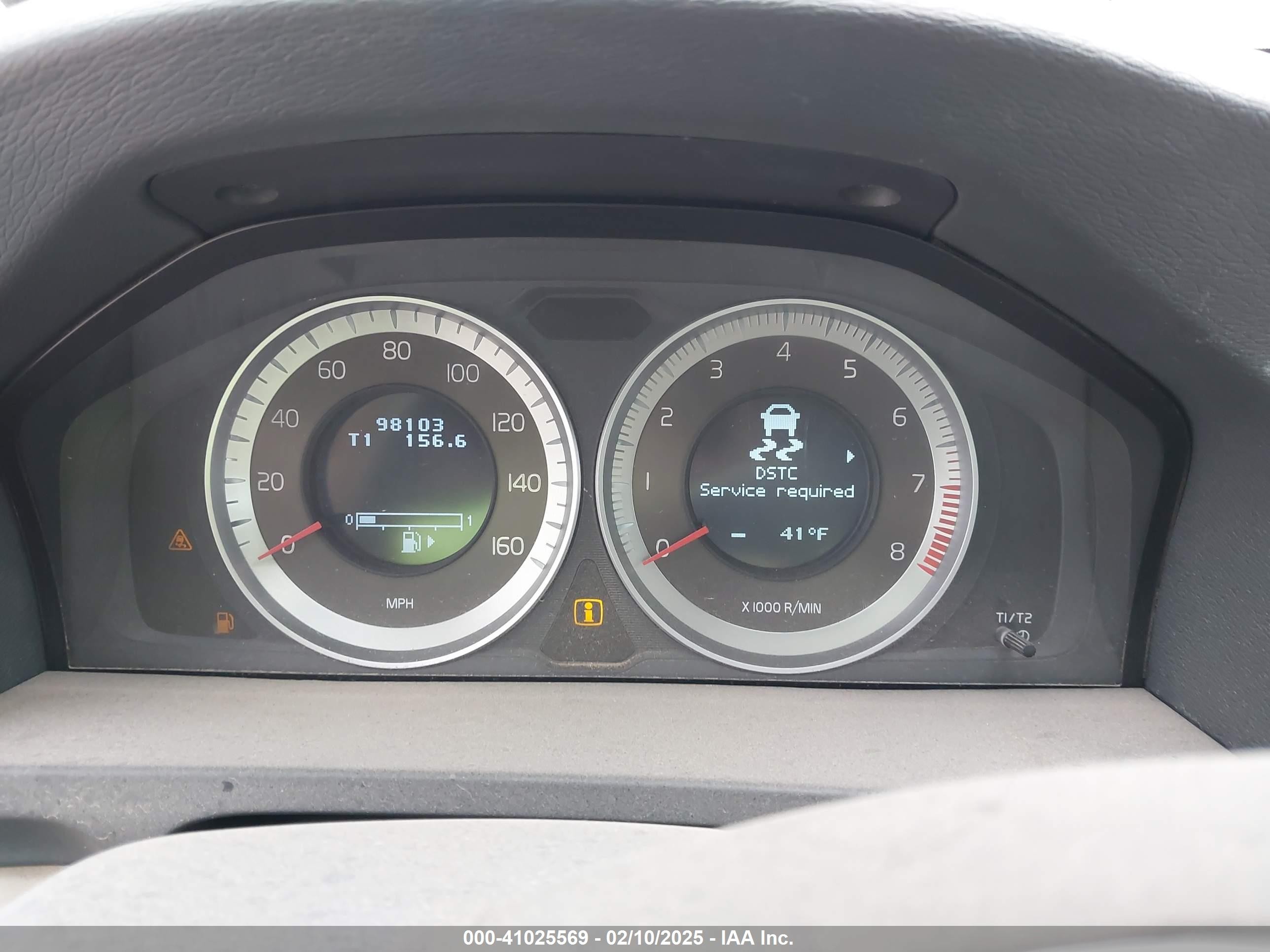 2012 Volvo S60 T5 White vin: YV1622FS4C2128219