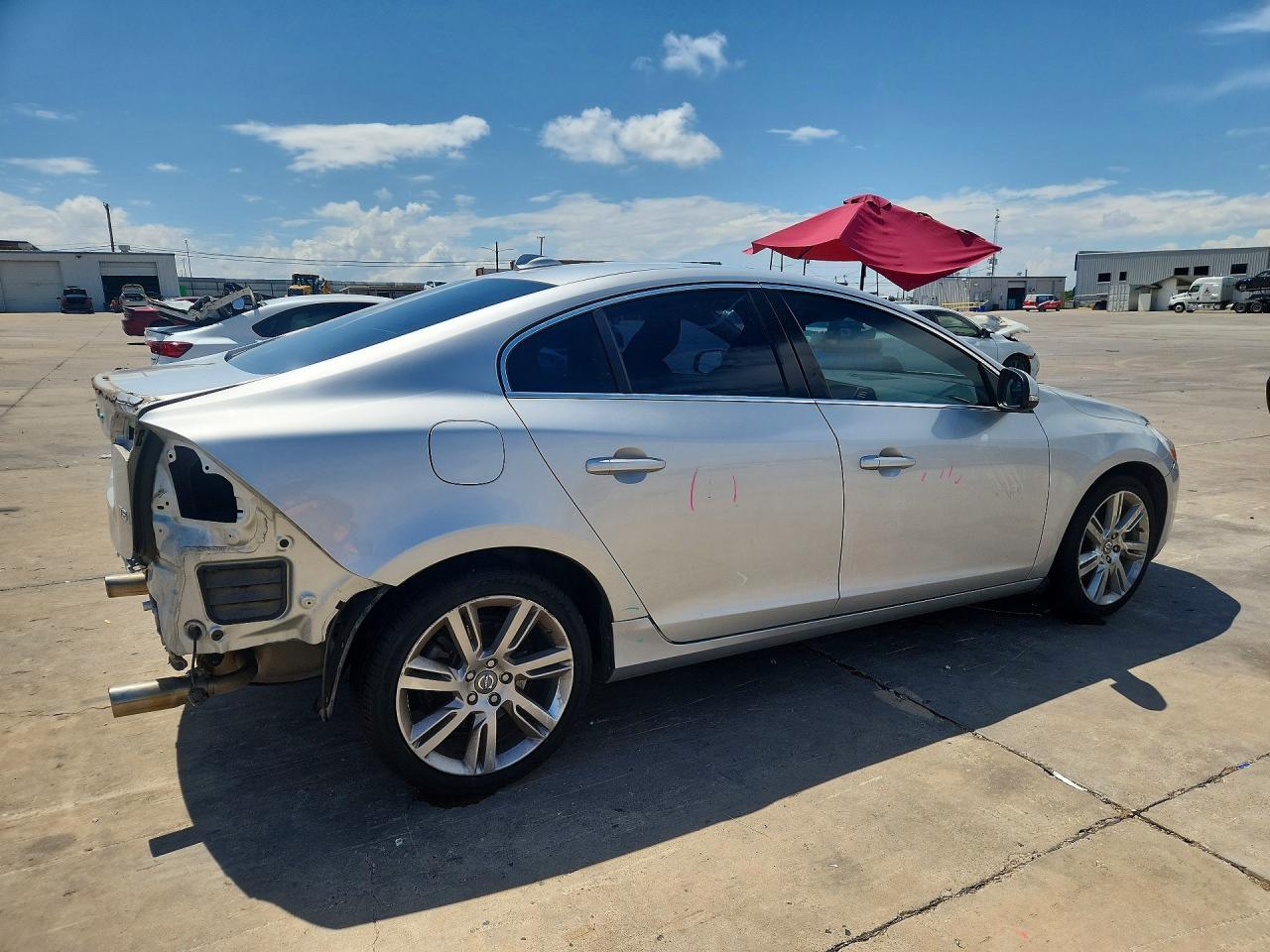 2012 Volvo S60 T5 Silver vin: YV1622FS4C2129760