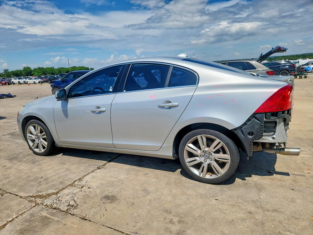 2012 Volvo S60 T5 Silver vin: YV1622FS4C2129760