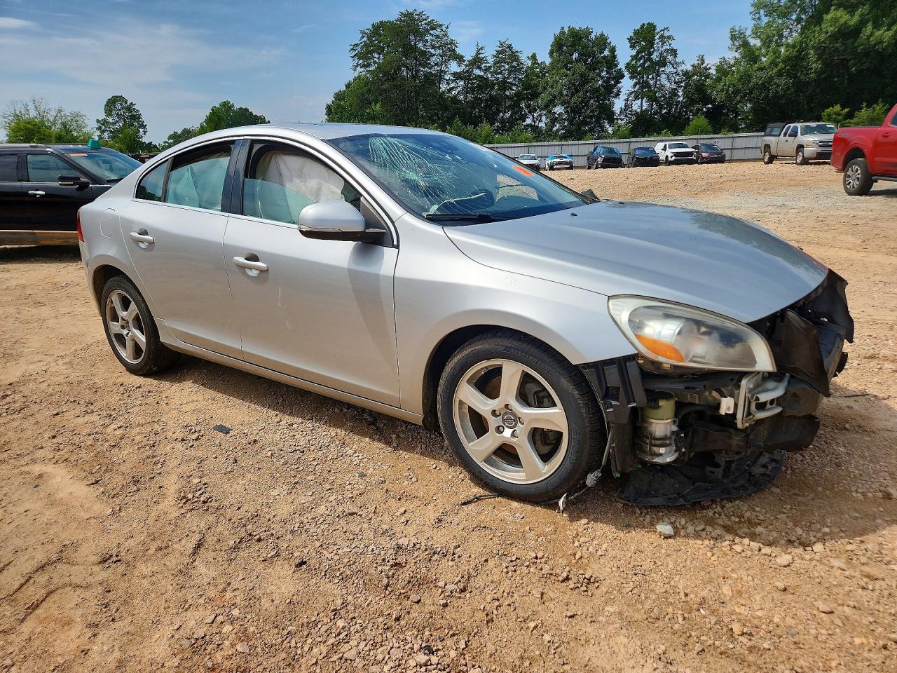 2012 Volvo S60 T5 Silver vin: YV1622FS4C2139348