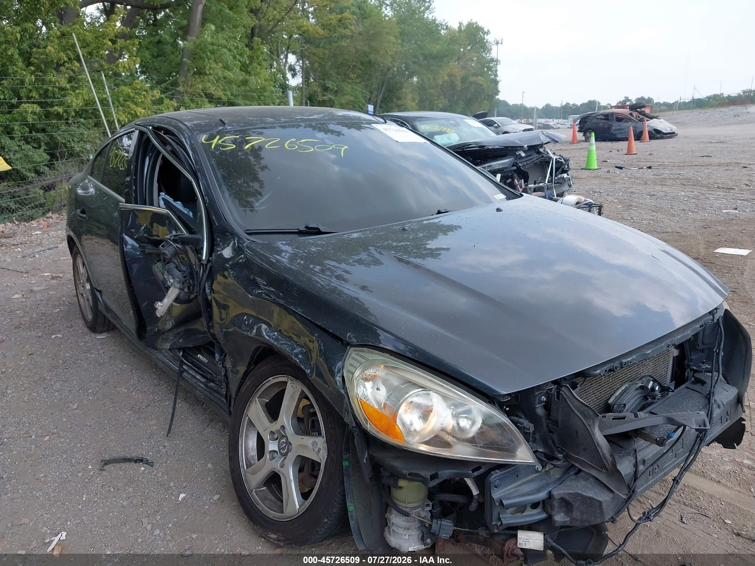 2012 Volvo S60 T5/t5 W/moonroof Gray vin: YV1622FS4C2140807