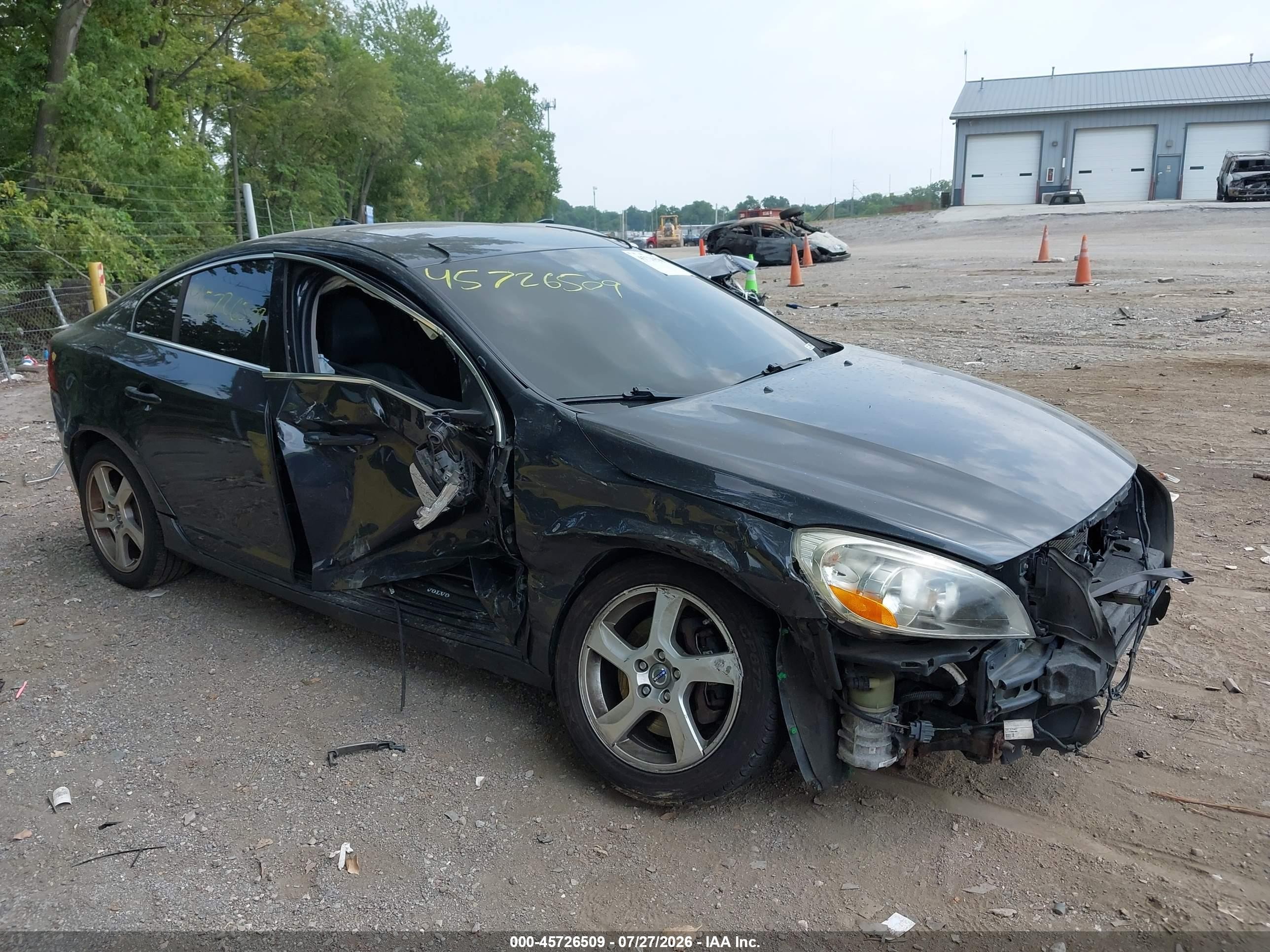 2012 Volvo S60 T5/t5 W/moonroof Gray vin: YV1622FS4C2140807