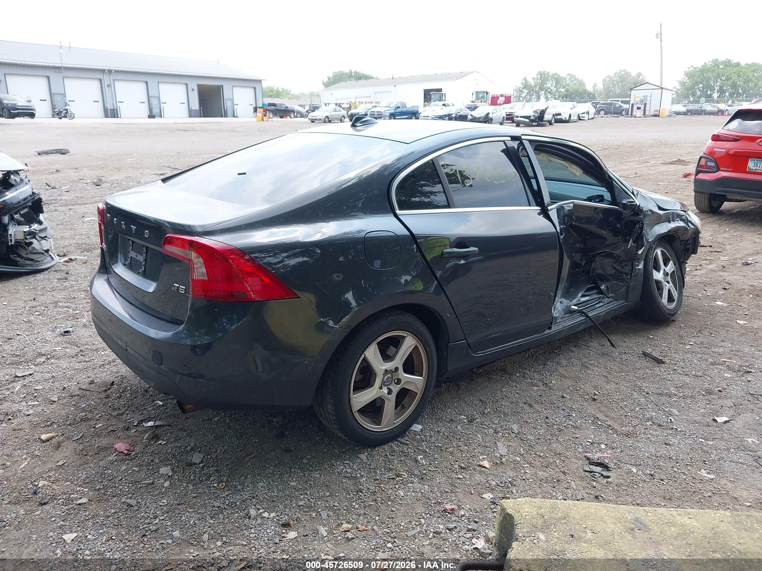 2012 Volvo S60 T5/t5 W/moonroof Gray vin: YV1622FS4C2140807