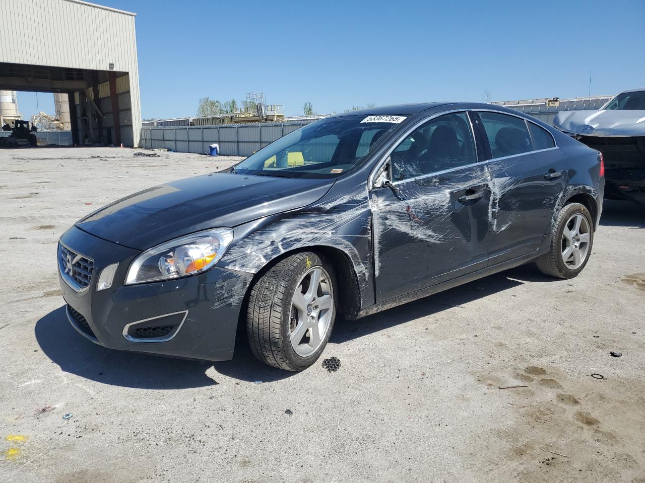 2012 Volvo S60 T5 Gray vin: YV1622FS5C2036262