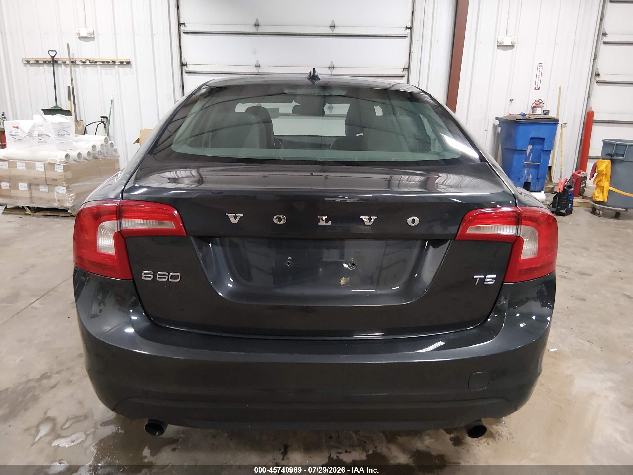 2012 Volvo S60 T5 Gray vin: YV1622FS5C2041557