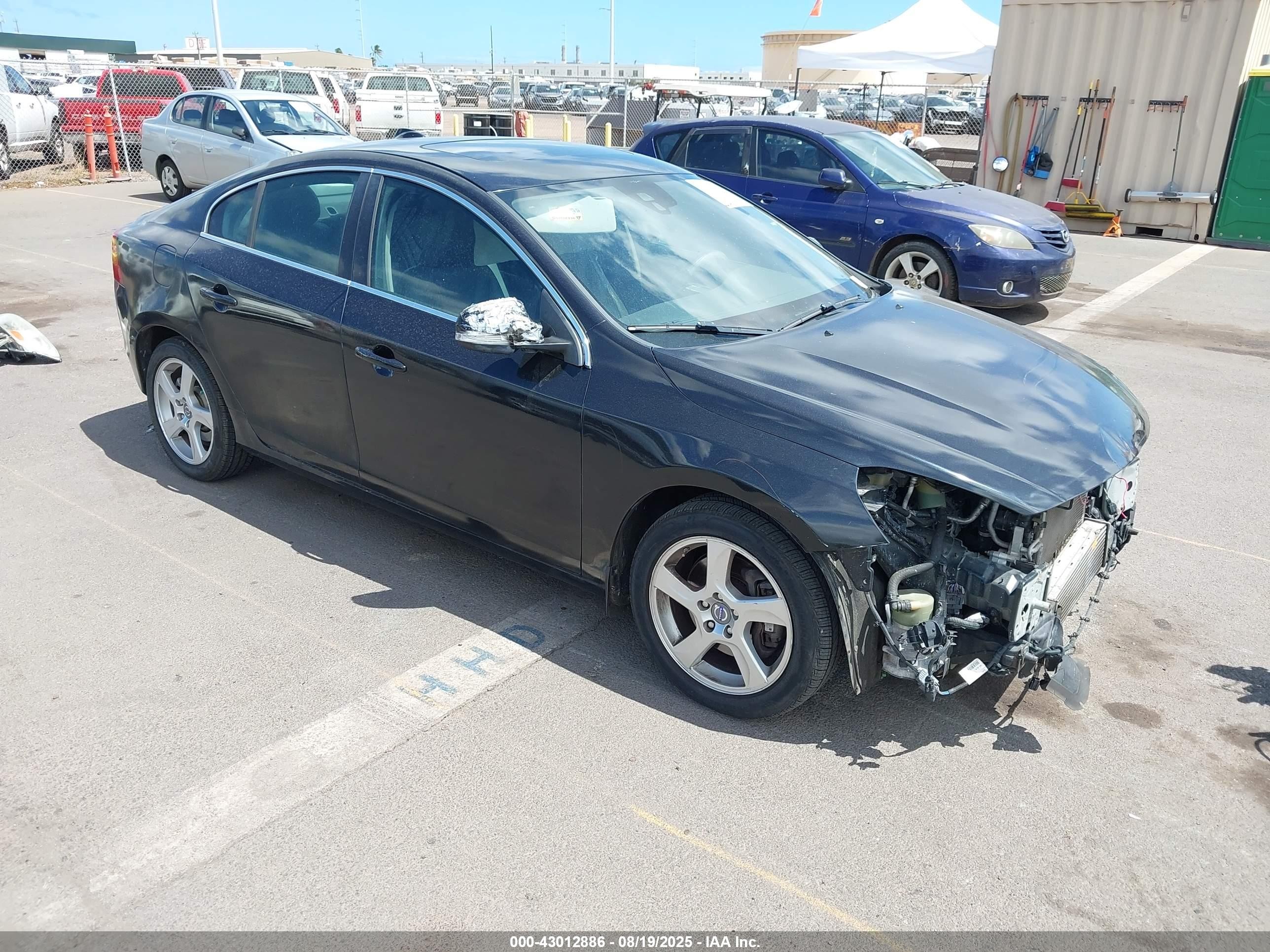 2012 Volvo S60 T5 Black vin: YV1622FS5C2106259