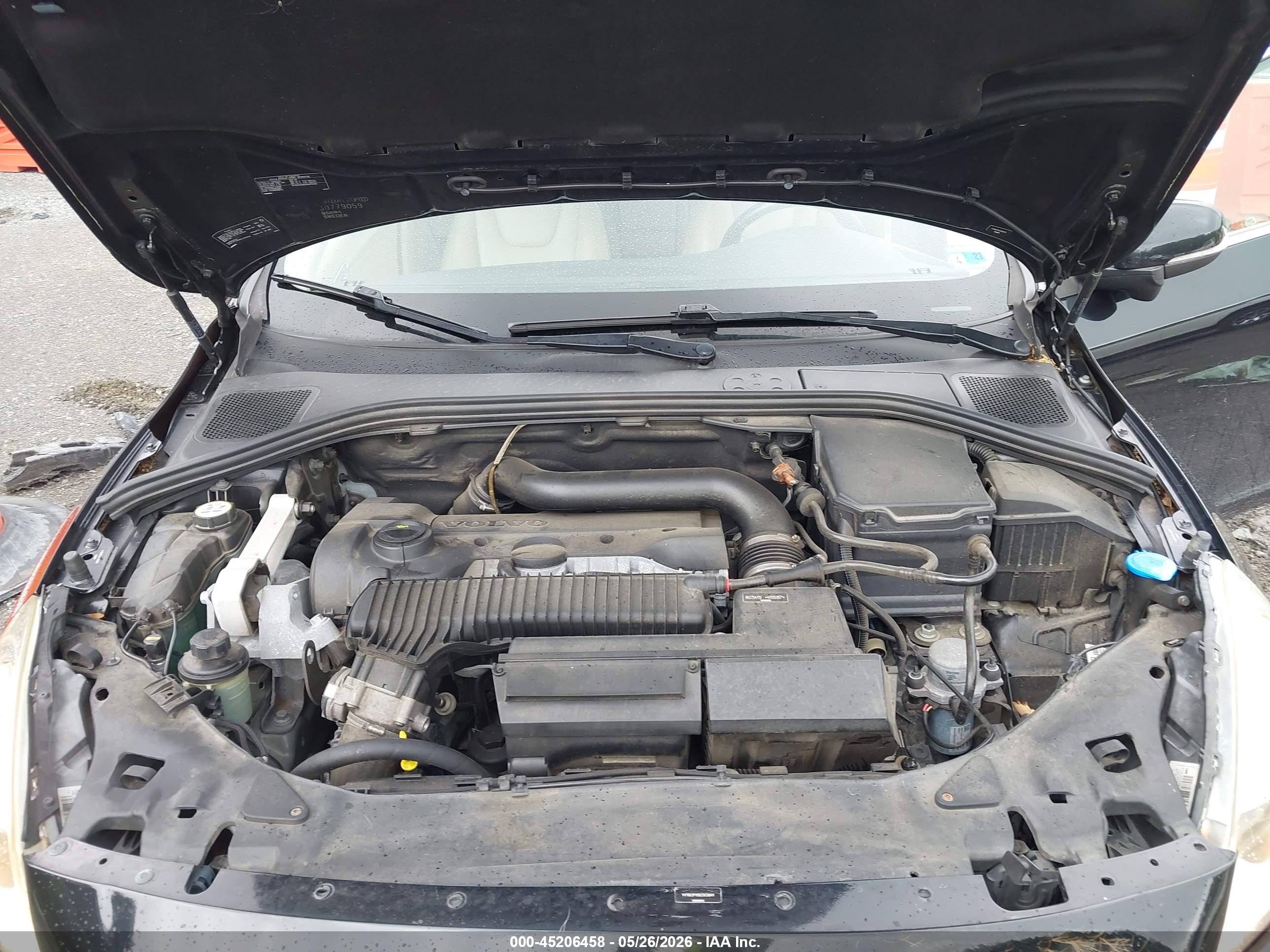 2012 Volvo S60 T5 Black vin: YV1622FS5C2123823