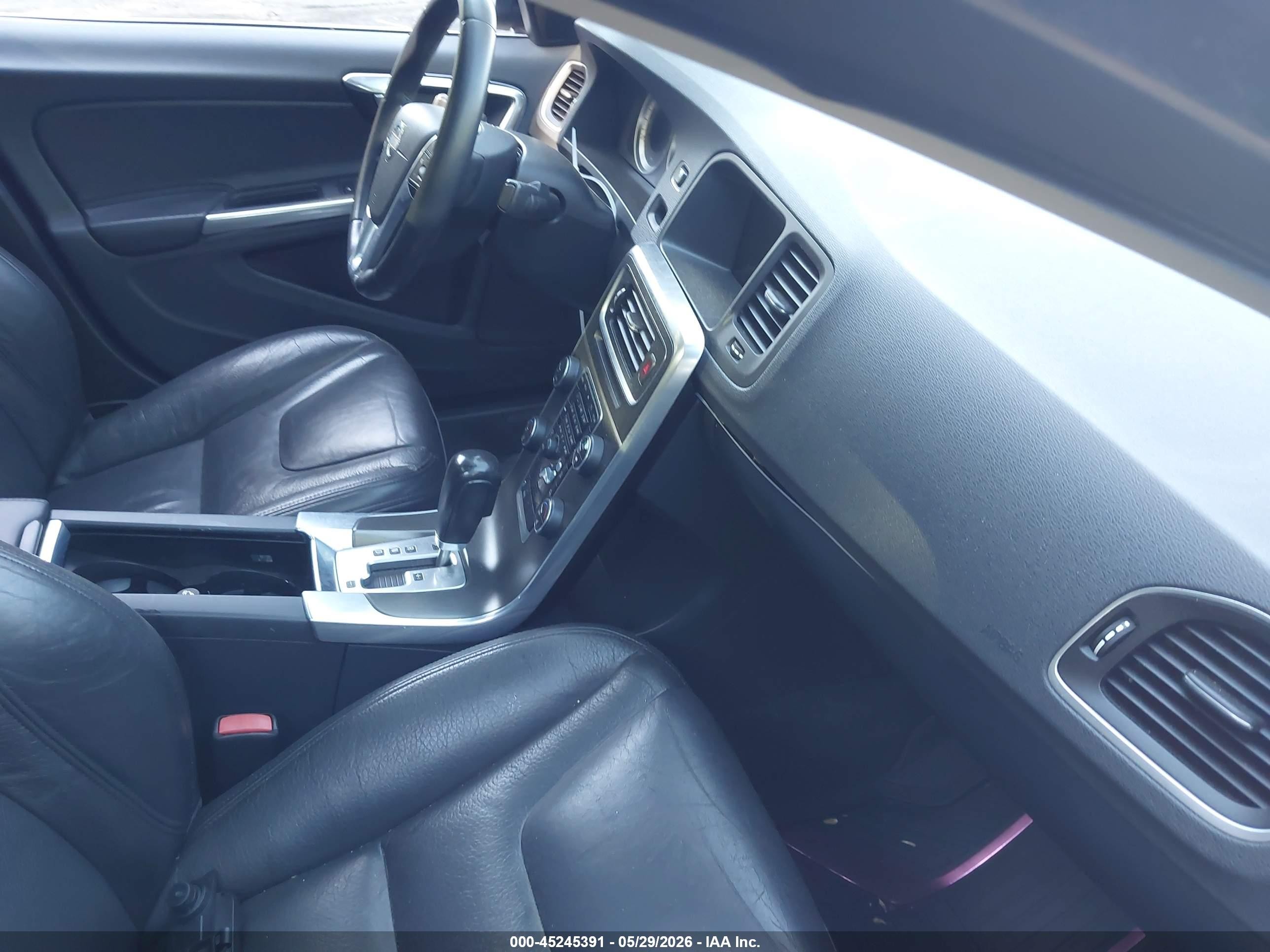 2012 Volvo S60 T5 Black vin: YV1622FS5C2136586