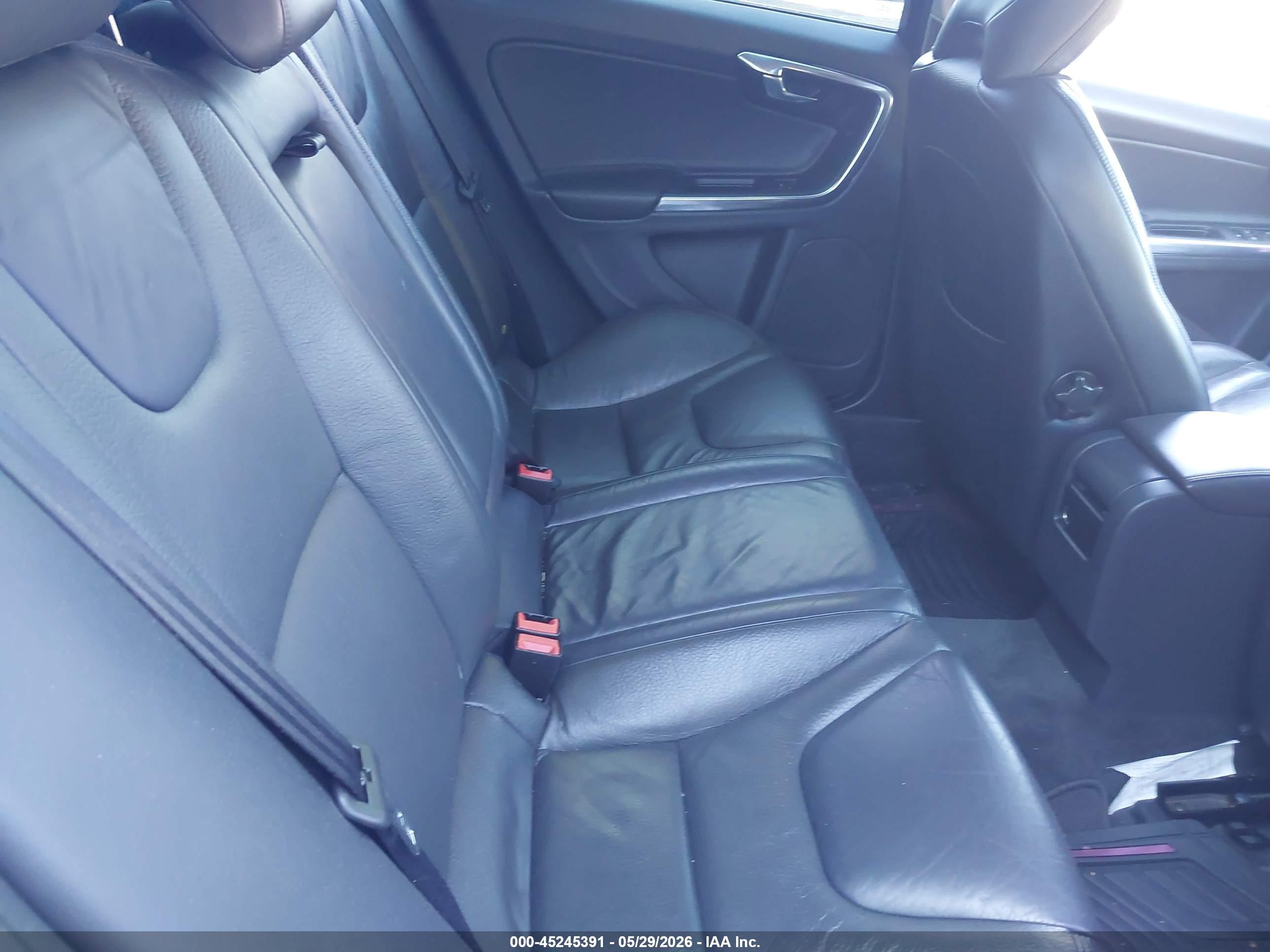 2012 Volvo S60 T5 Black vin: YV1622FS5C2136586