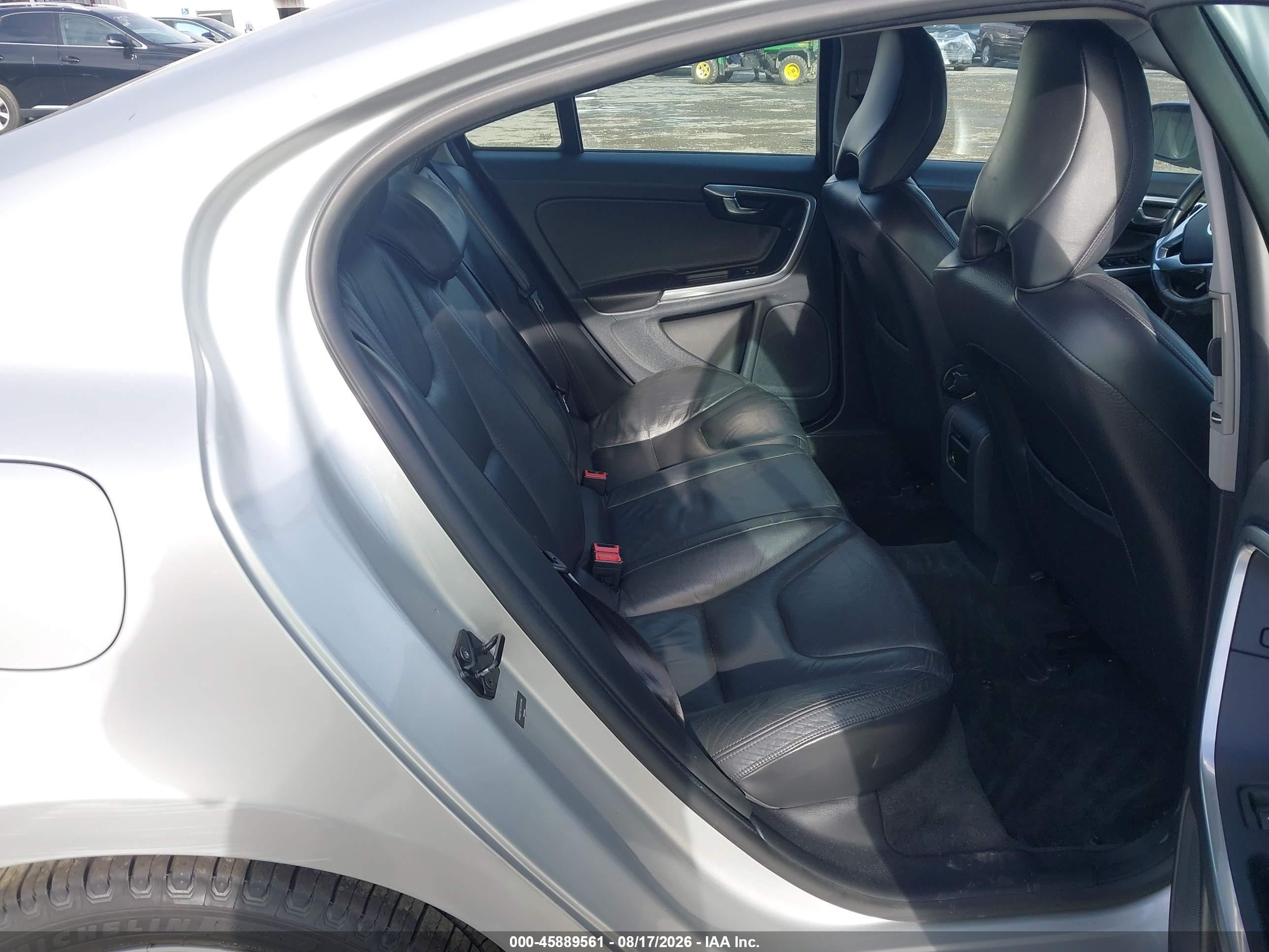 2012 Volvo S60 T5/t5 W/moonroof Gray vin: YV1622FS6C2050168