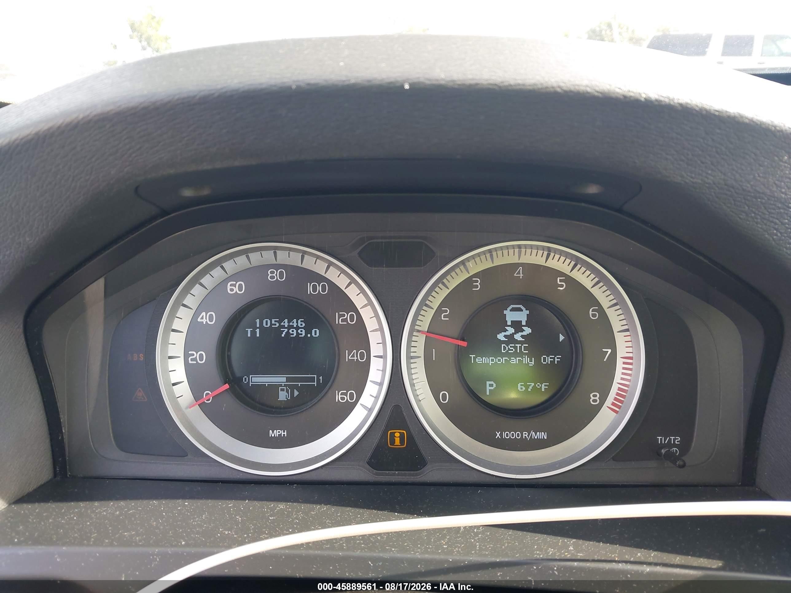2012 Volvo S60 T5/t5 W/moonroof Gray vin: YV1622FS6C2050168