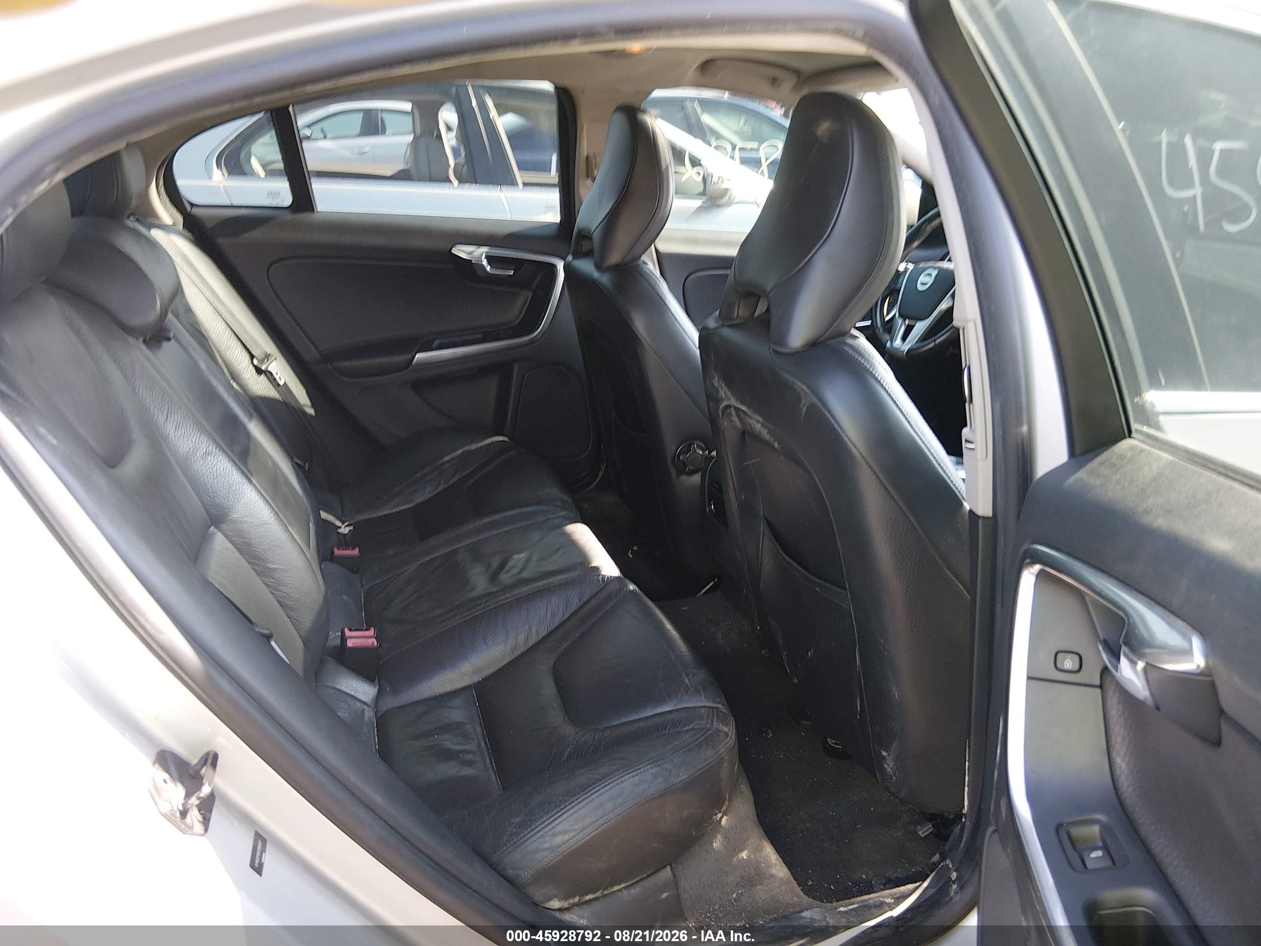2012 Volvo S60 T5 Silver vin: YV1622FS6C2096857