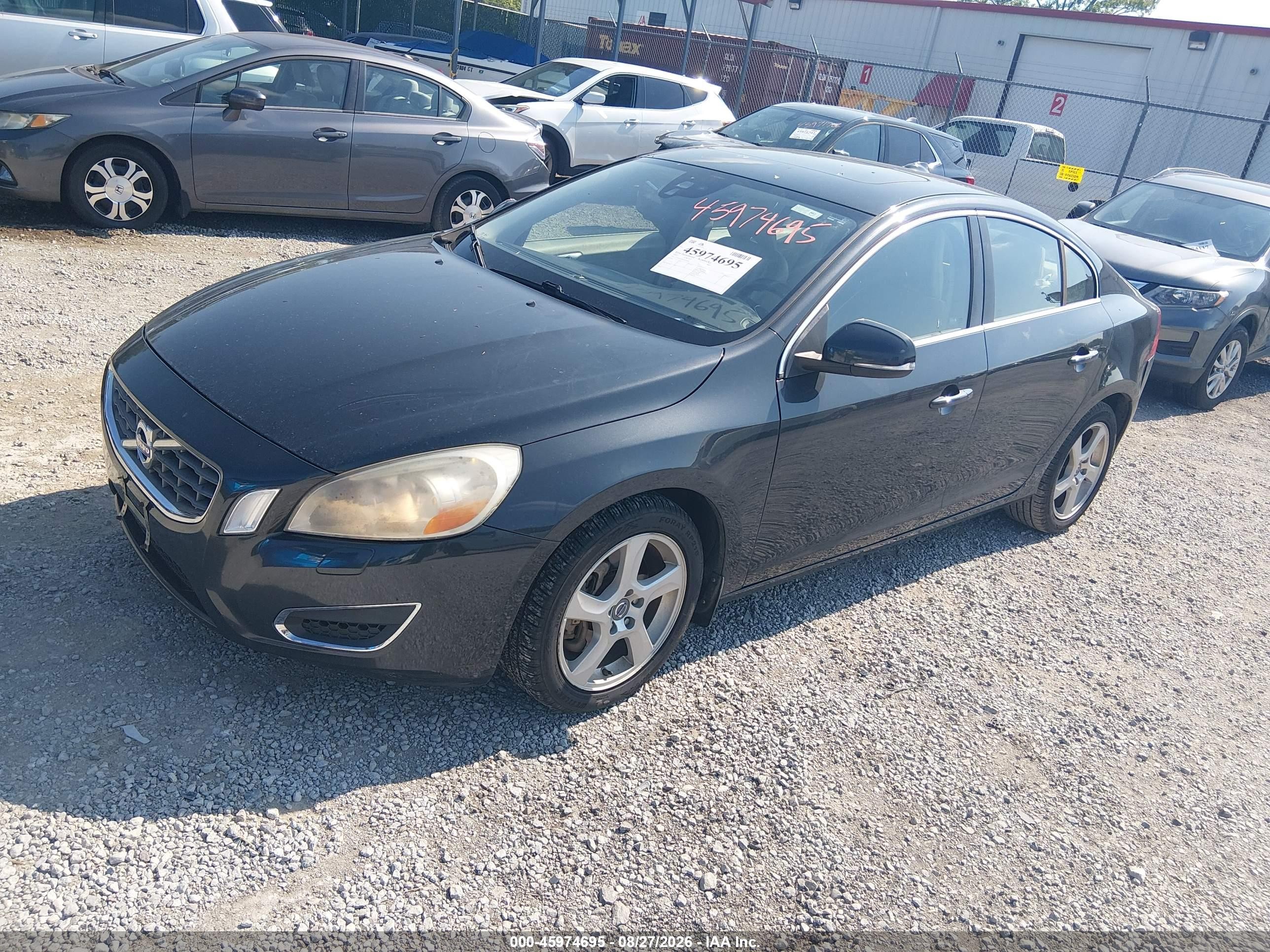 2012 Volvo S60 T5 Gray vin: YV1622FS6C2107839