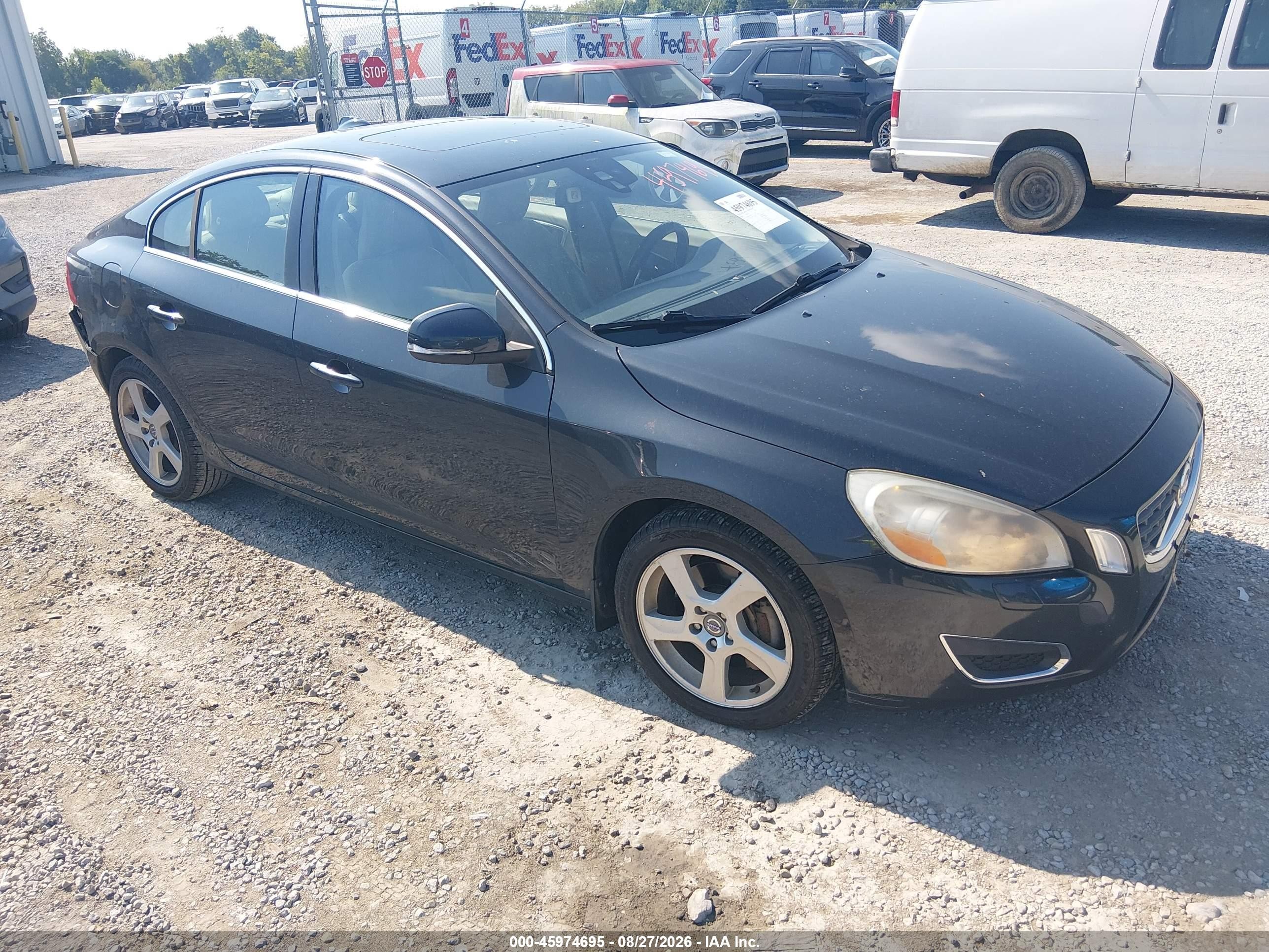 2012 Volvo S60 T5 Gray vin: YV1622FS6C2107839
