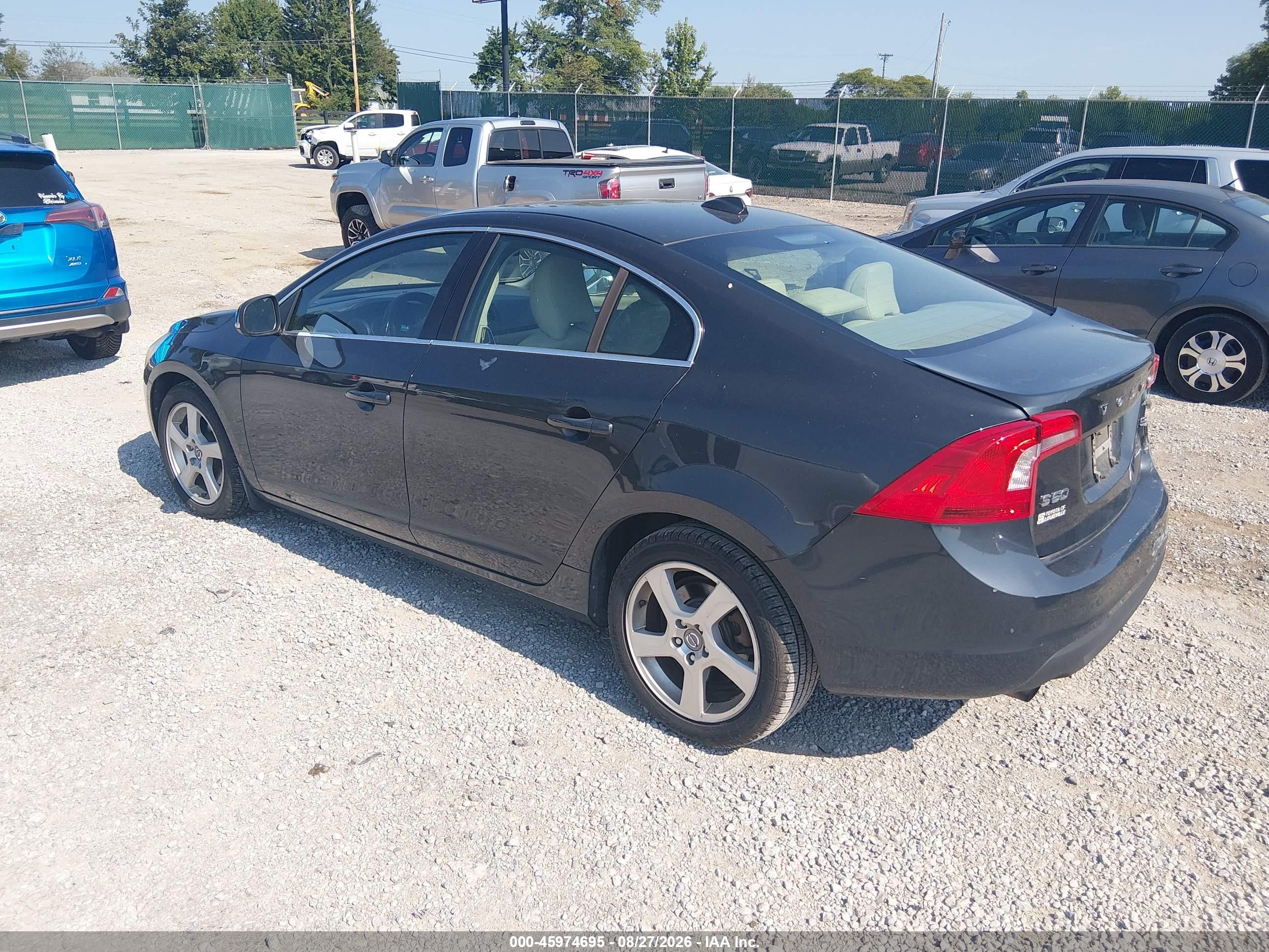 2012 Volvo S60 T5 Gray vin: YV1622FS6C2107839