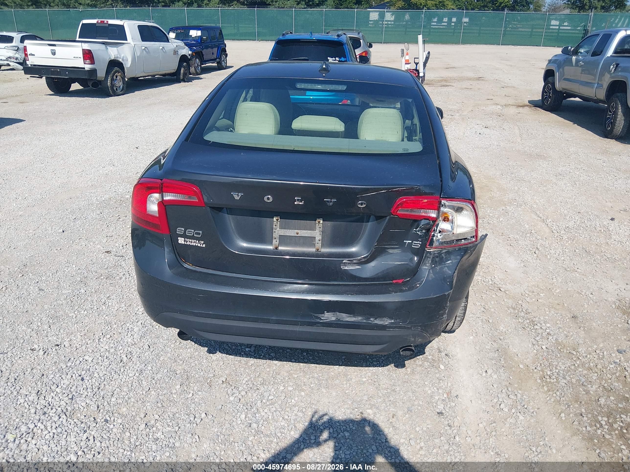 2012 Volvo S60 T5 Gray vin: YV1622FS6C2107839