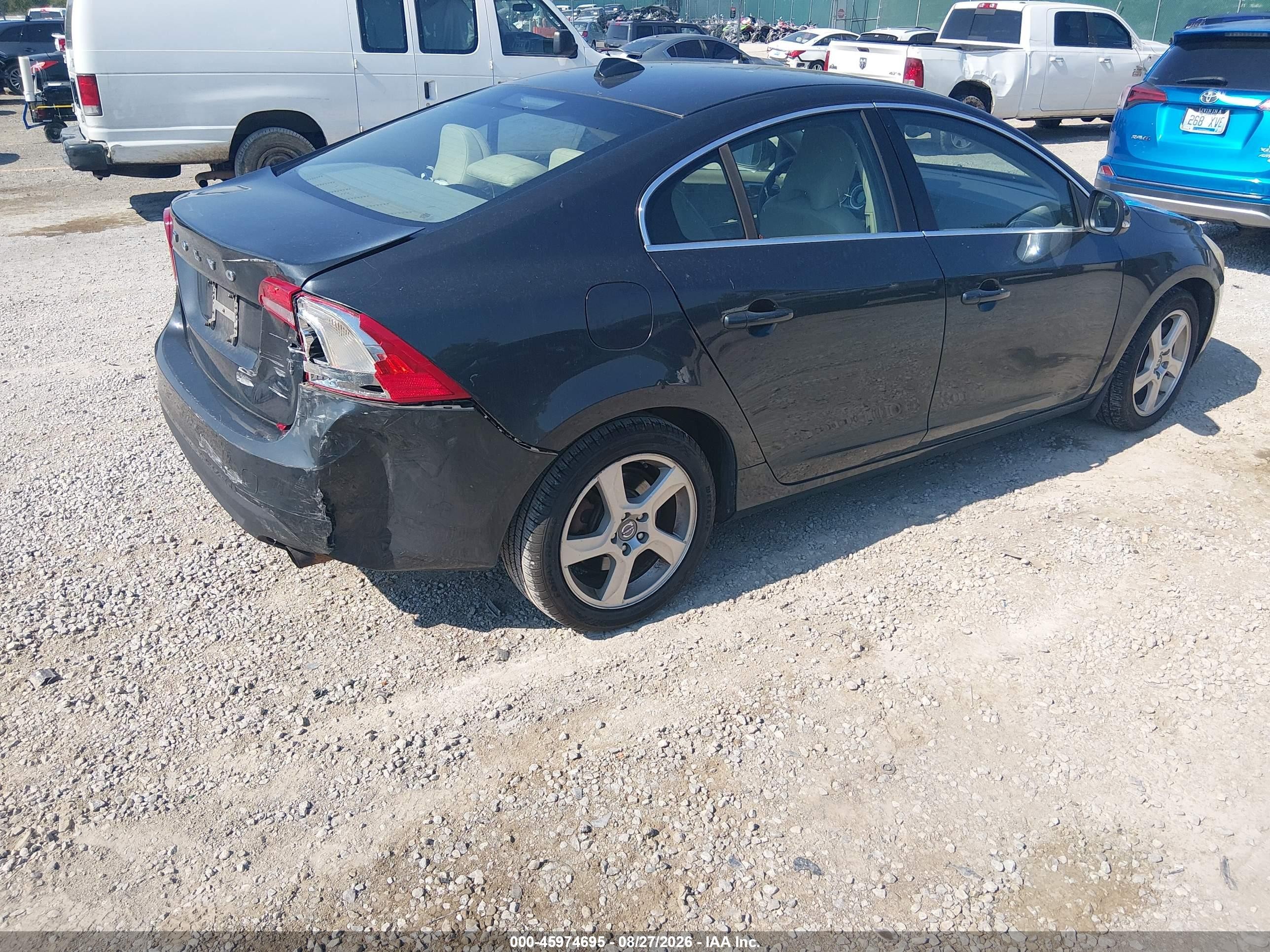 2012 Volvo S60 T5 Gray vin: YV1622FS6C2107839