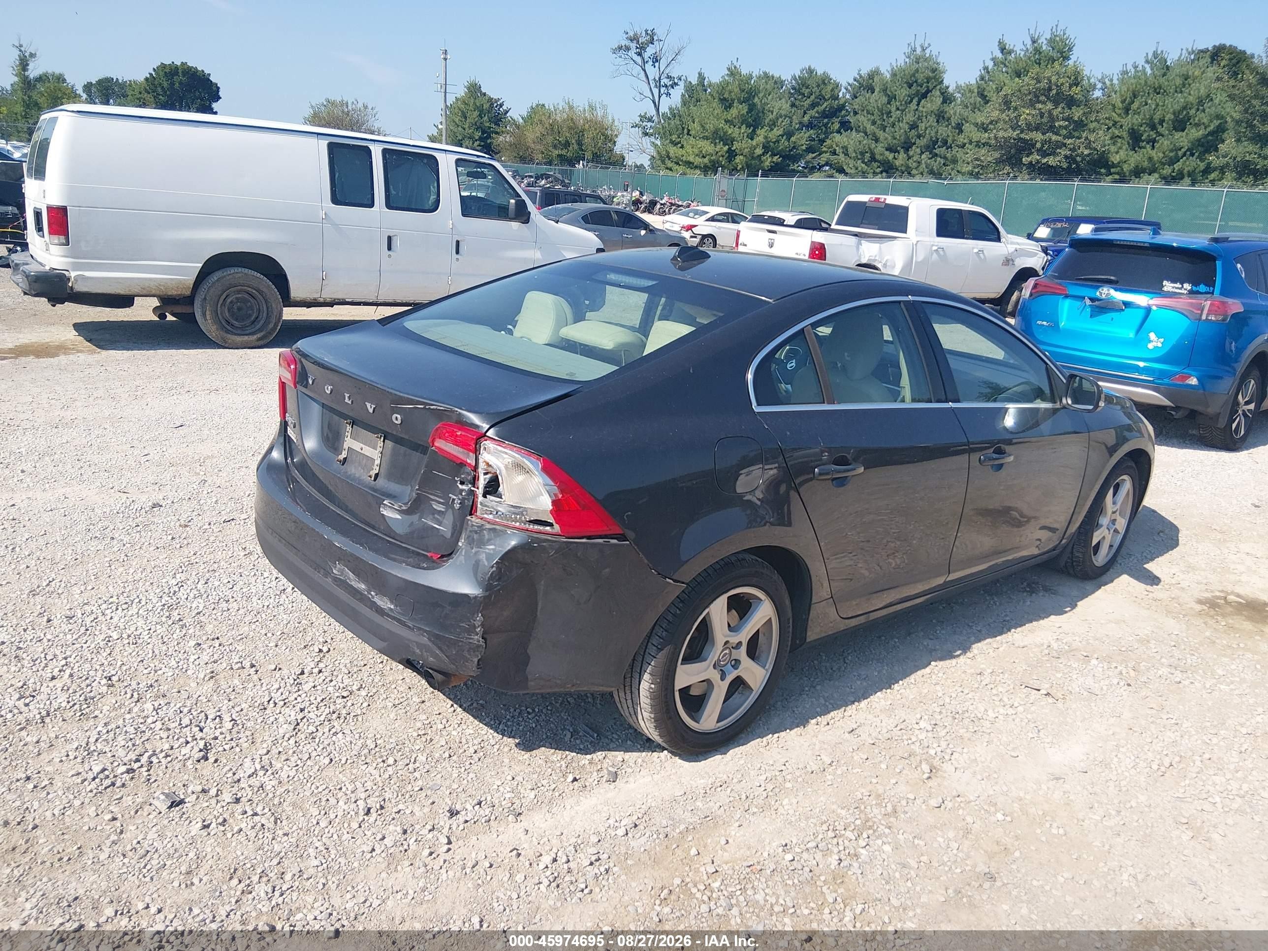 2012 Volvo S60 T5 Gray vin: YV1622FS6C2107839