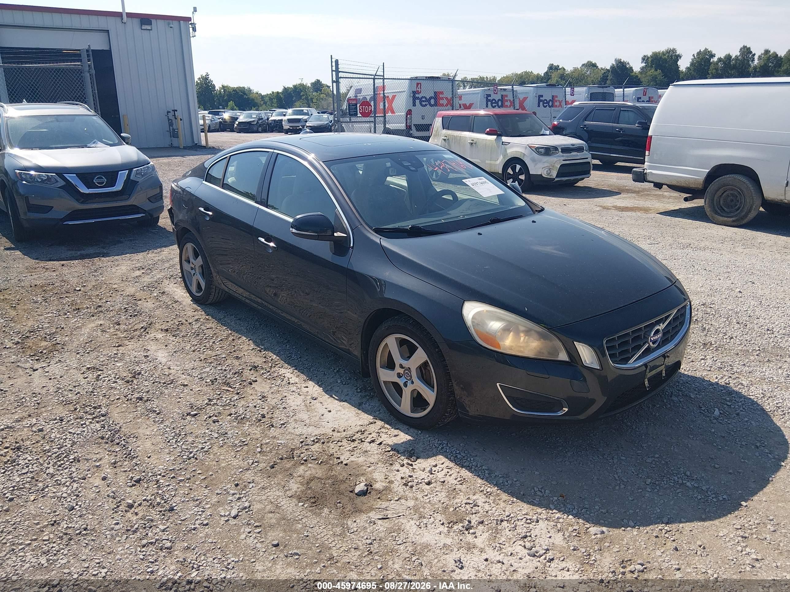2012 Volvo S60 T5 Gray vin: YV1622FS6C2107839