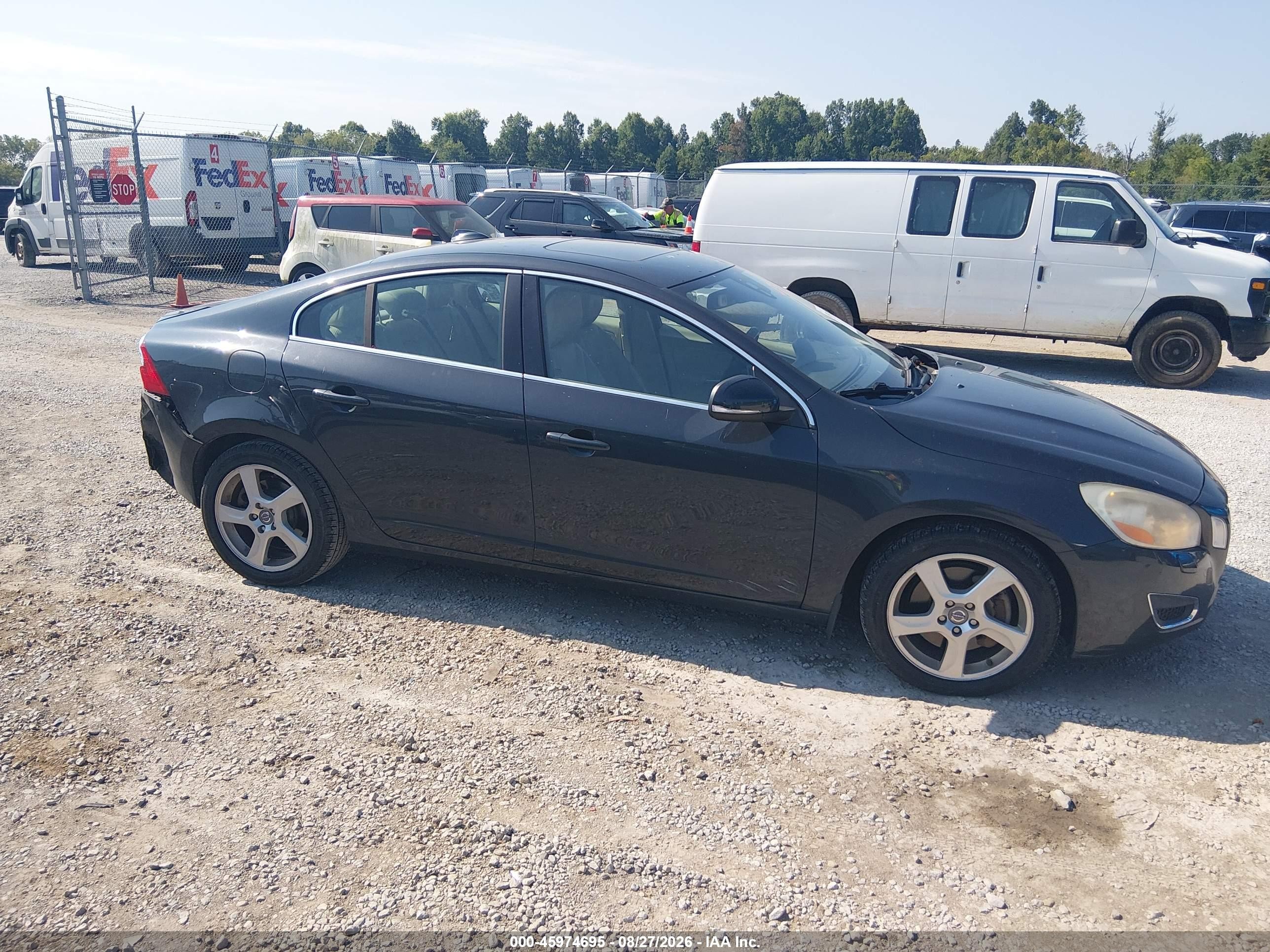 2012 Volvo S60 T5 Gray vin: YV1622FS6C2107839