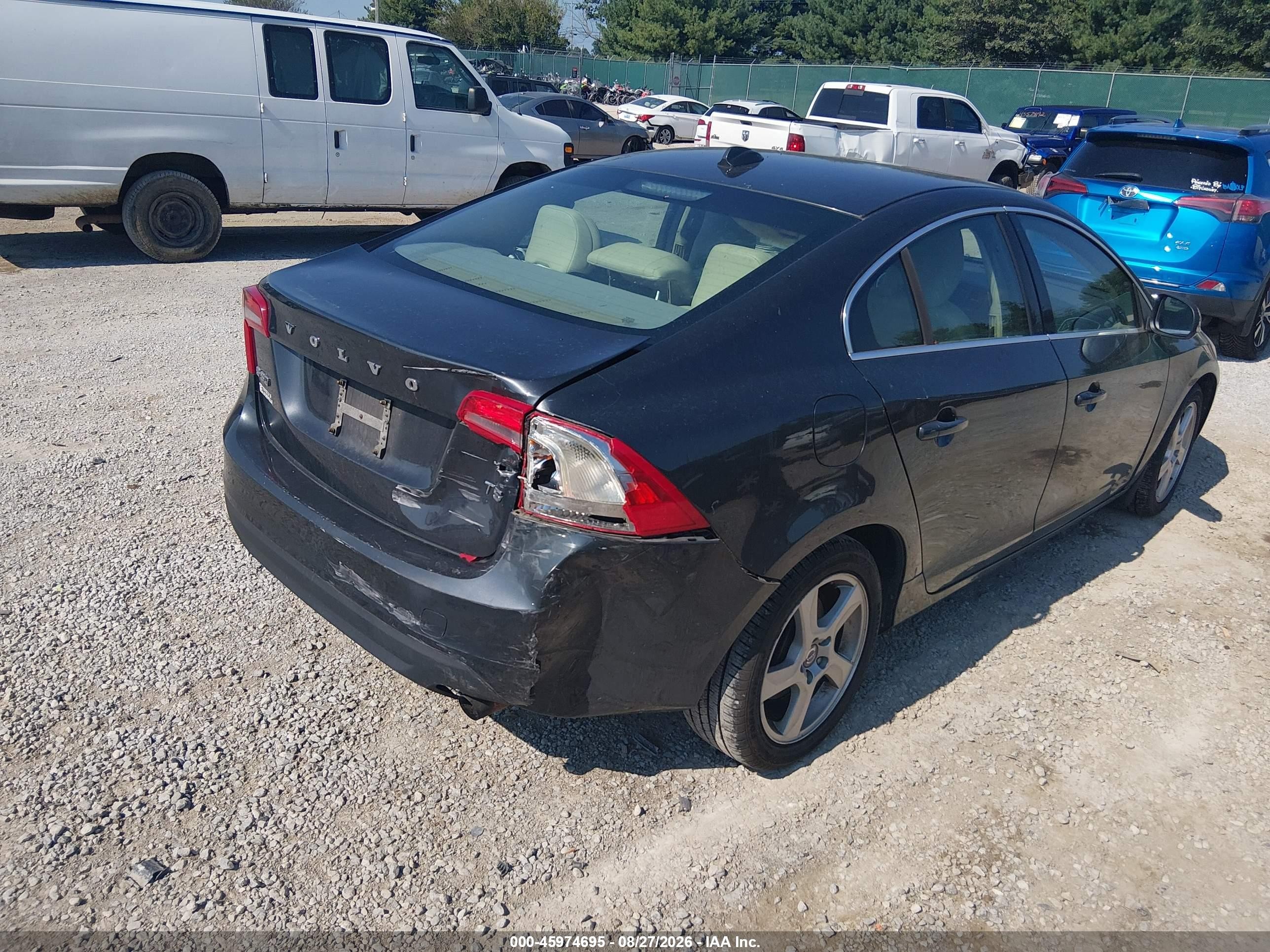 2012 Volvo S60 T5 Gray vin: YV1622FS6C2107839