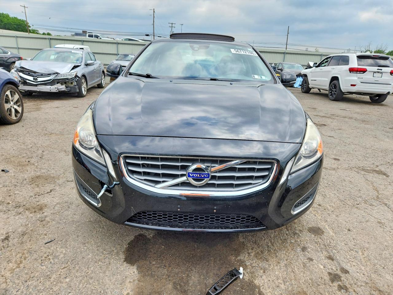 2012 Volvo S60 T5 Black vin: YV1622FS6C2109008