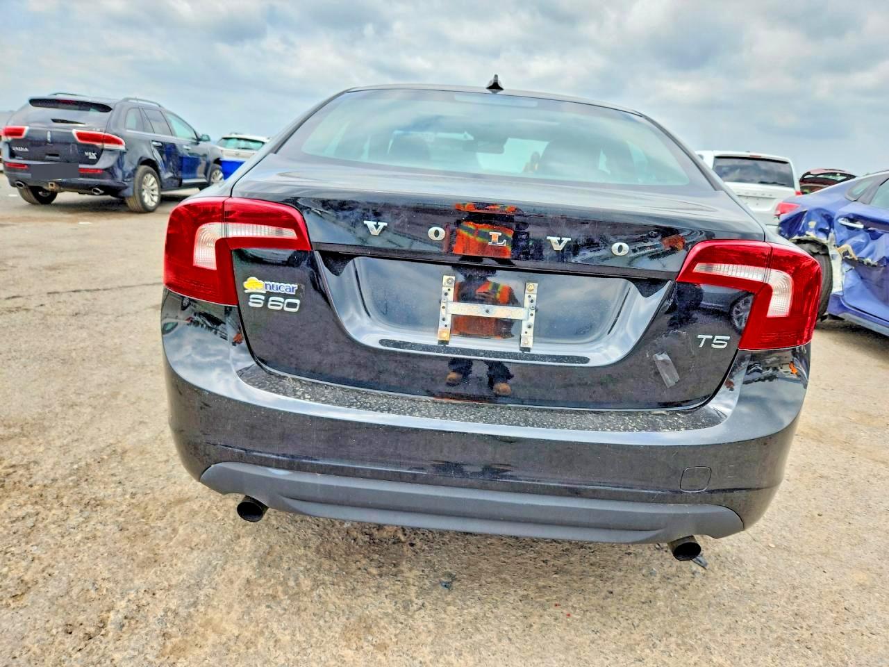 2012 Volvo S60 T5 Black vin: YV1622FS6C2109008