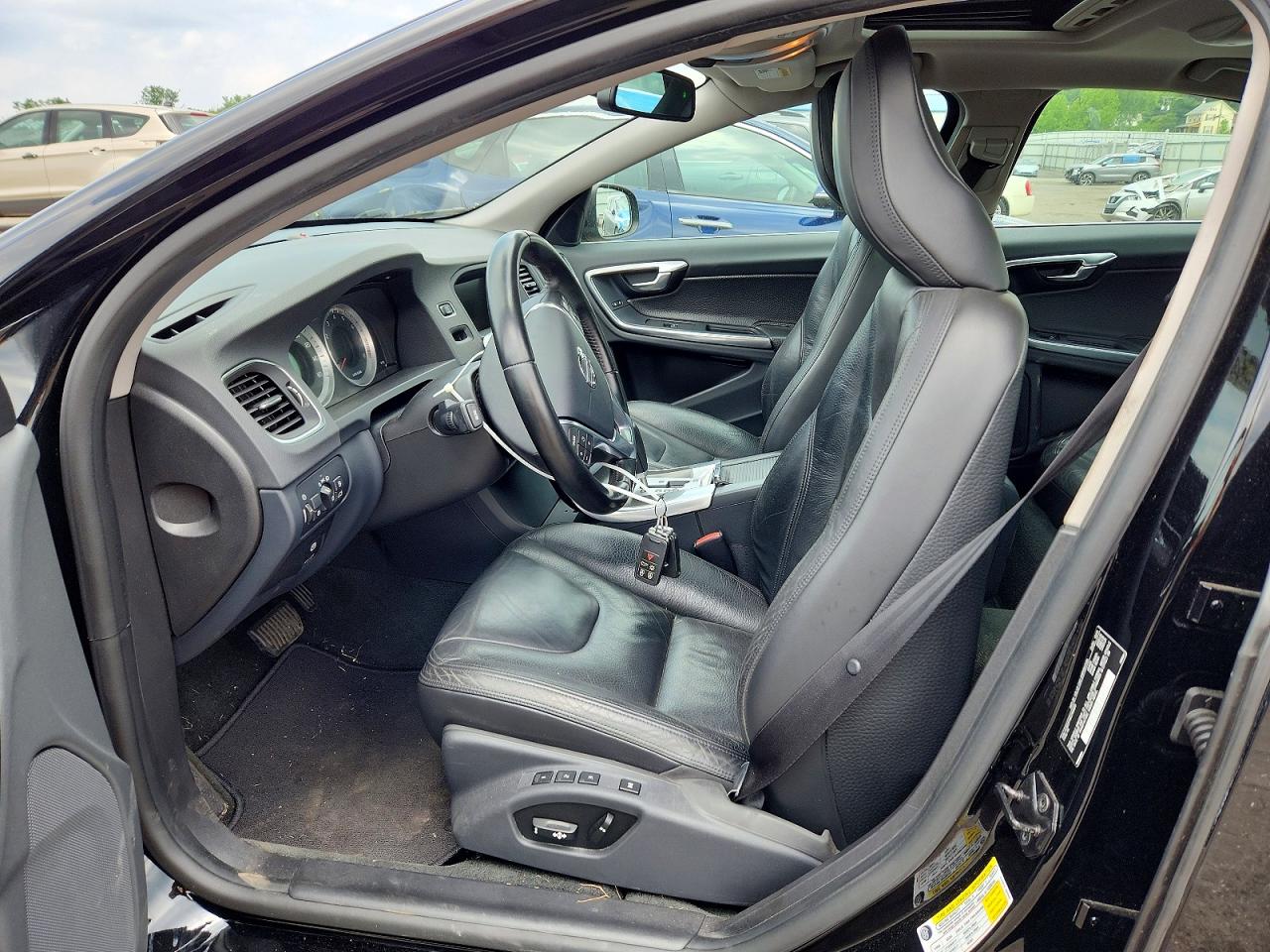 2012 Volvo S60 T5 Black vin: YV1622FS6C2109008