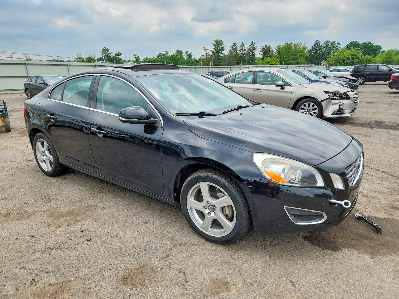 2012 Volvo S60 T5 Black vin: YV1622FS6C2109008
