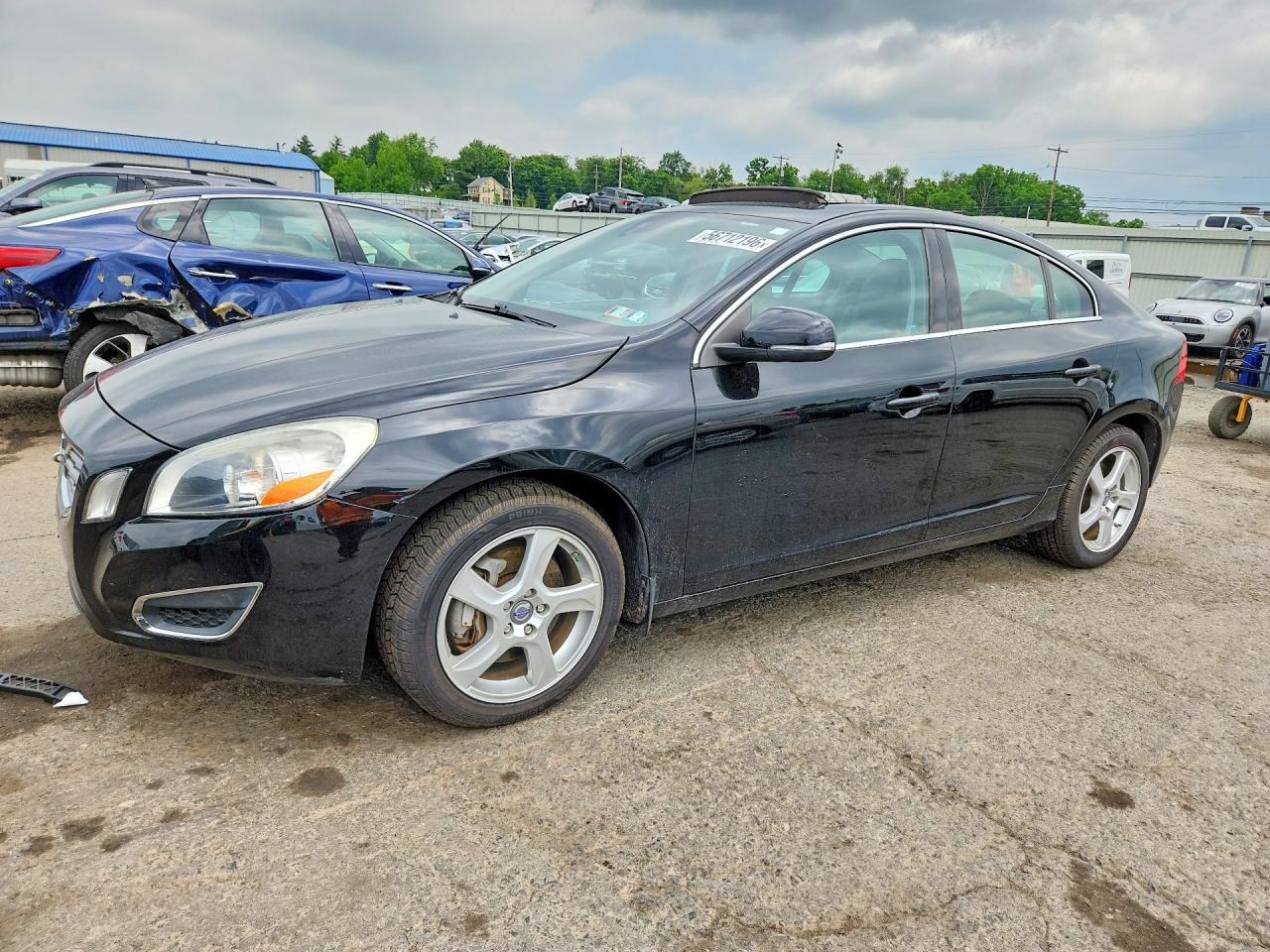 2012 Volvo S60 T5 Black vin: YV1622FS6C2109008