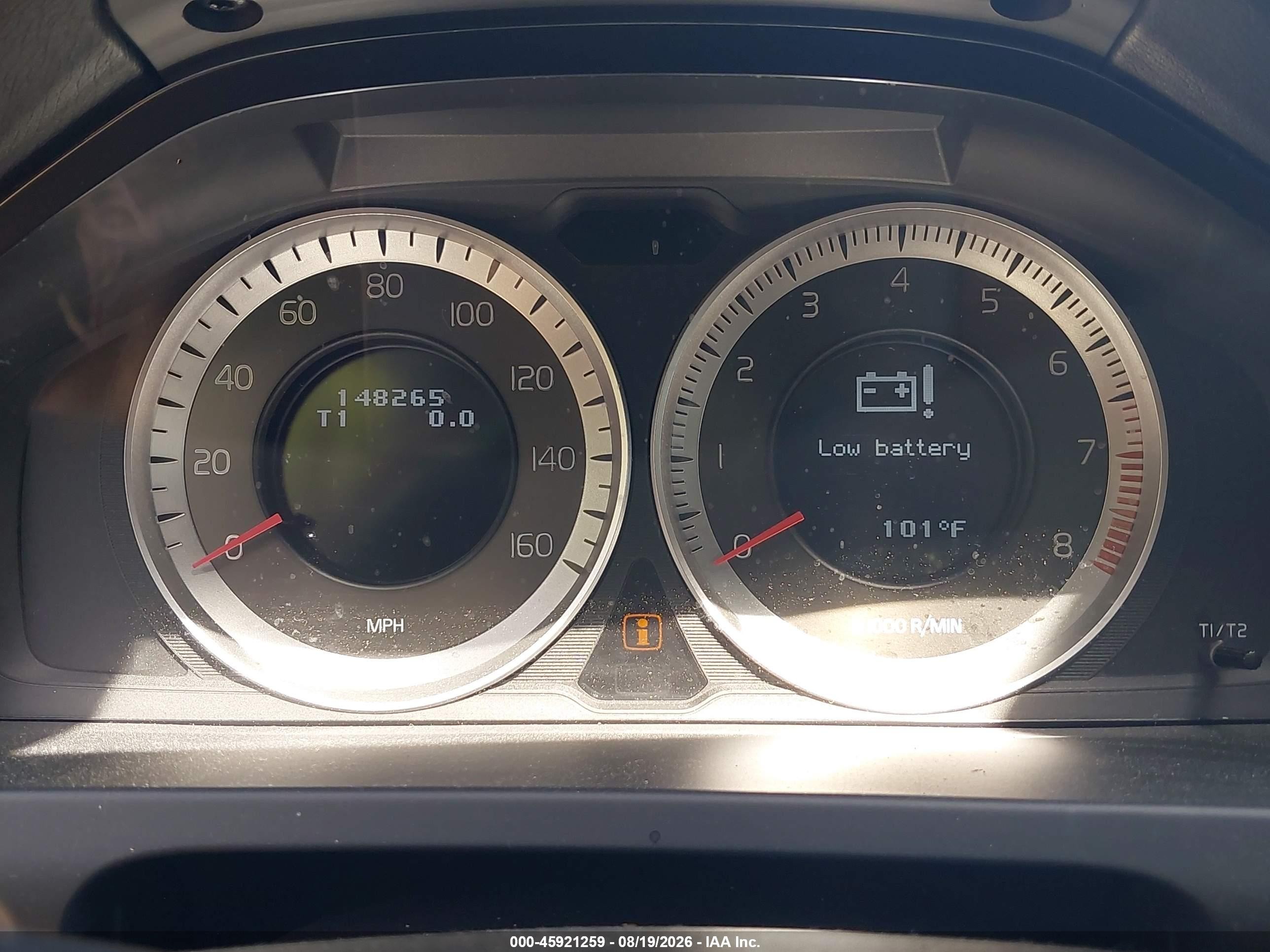 2012 Volvo S60 T5 Black vin: YV1622FS6C2112796