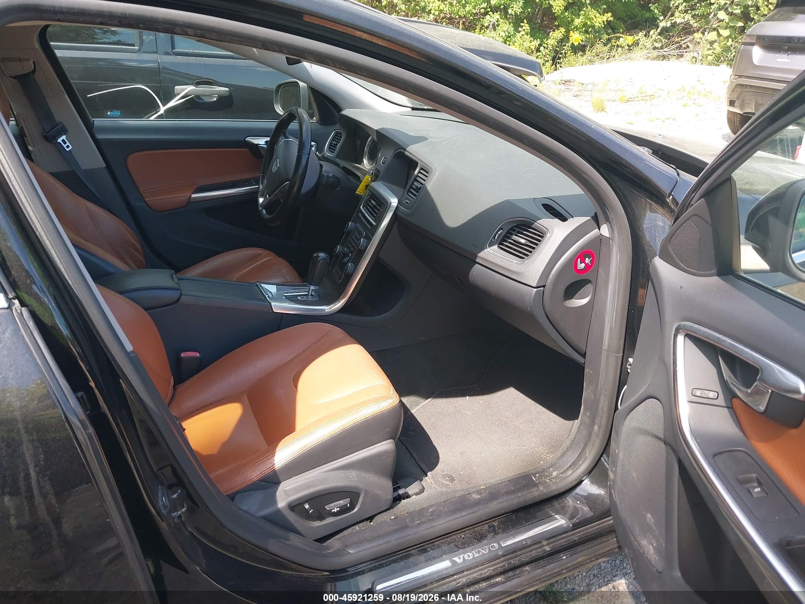 2012 Volvo S60 T5 Black vin: YV1622FS6C2112796