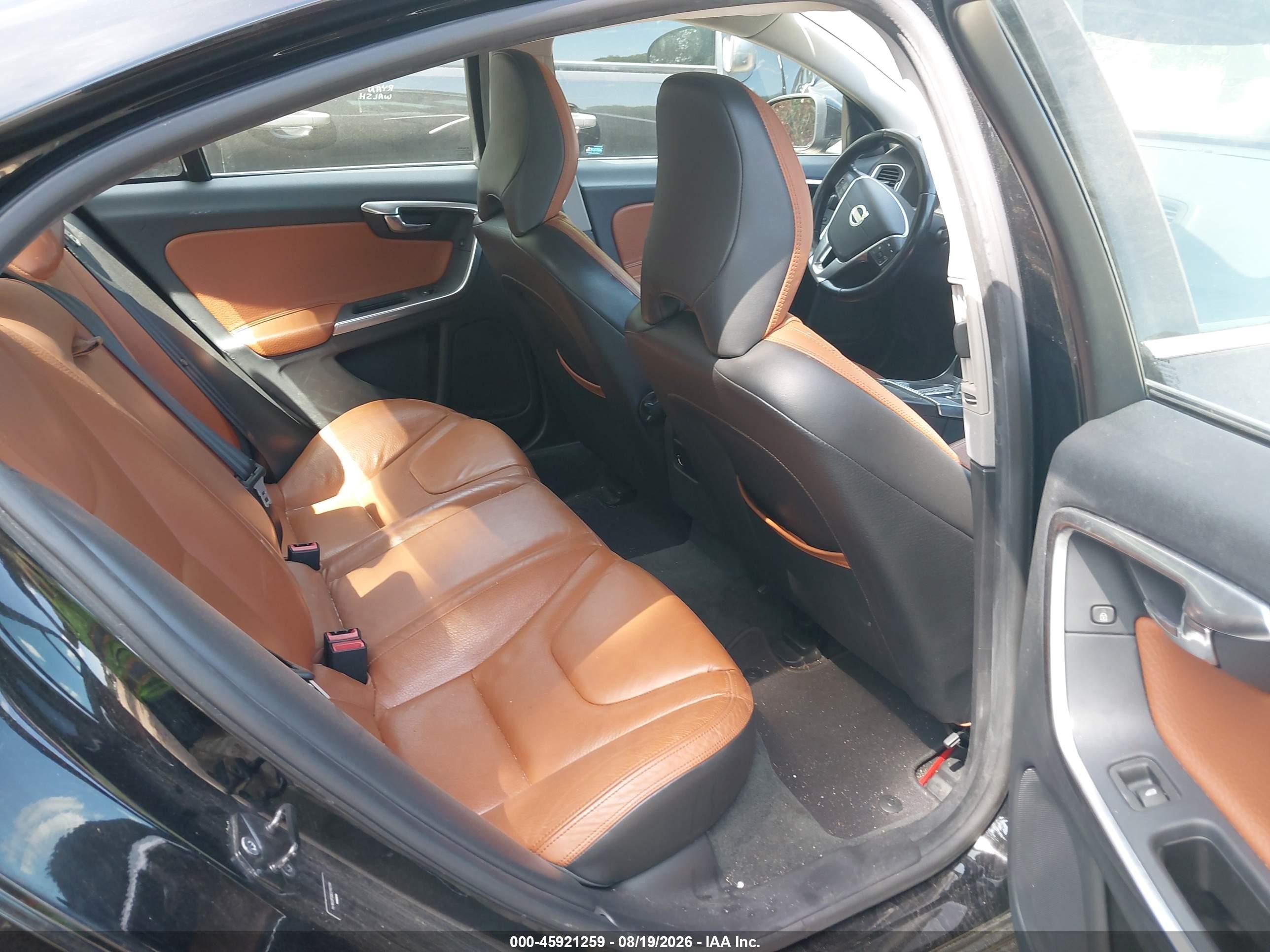 2012 Volvo S60 T5 Black vin: YV1622FS6C2112796