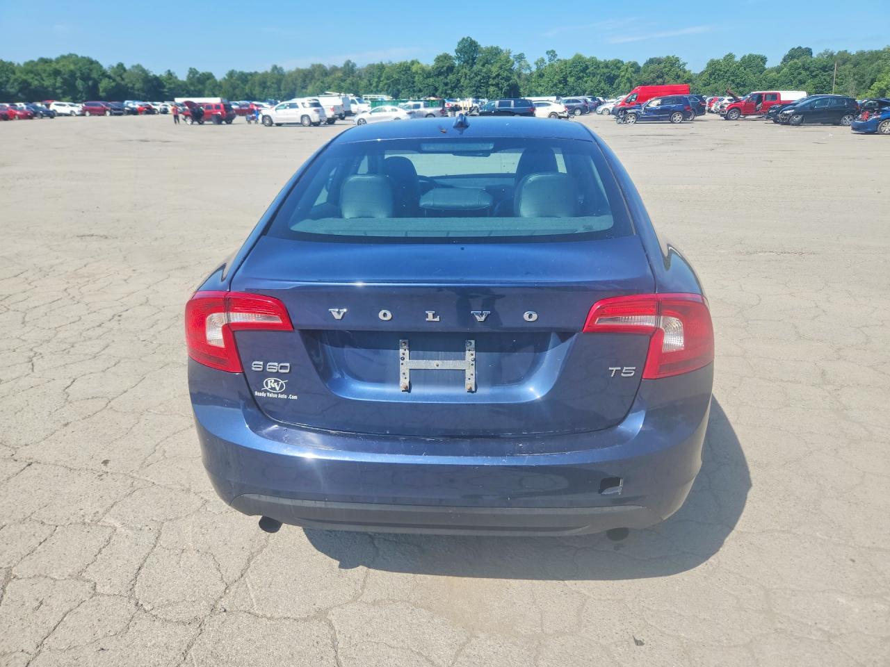 2012 Volvo S60 T5 Blue vin: YV1622FS6C2118663
