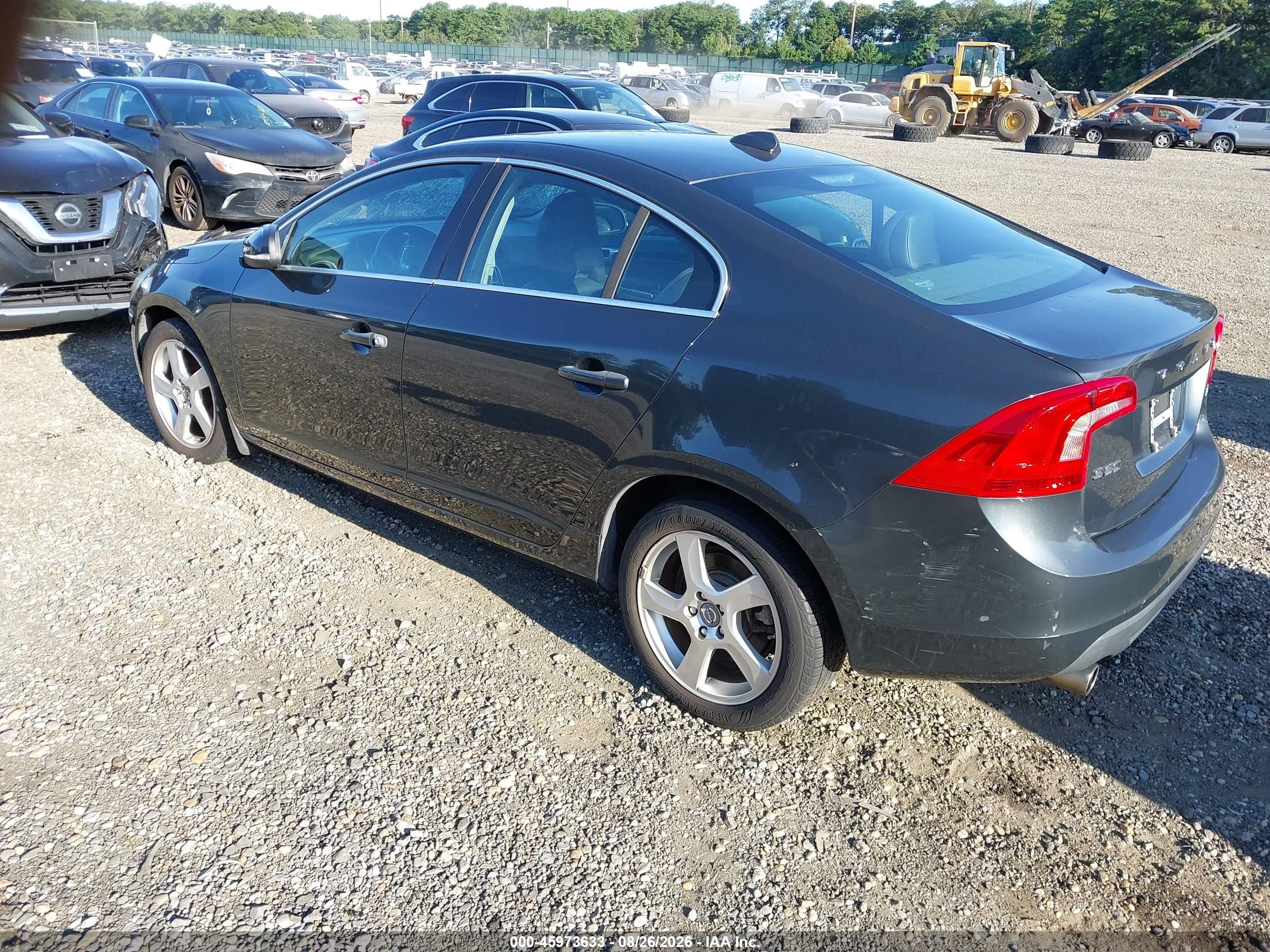2012 Volvo S60 T5 Black vin: YV1622FS7C2120504