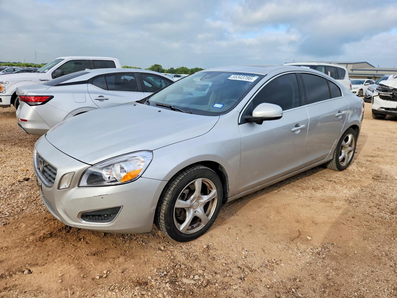 2012 Volvo S60 T5 Silver vin: YV1622FS8C2079736