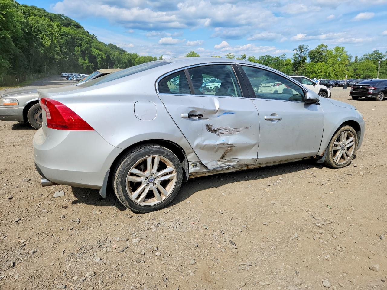 2012 Volvo S60 T5 Silver vin: YV1622FS8C2099887
