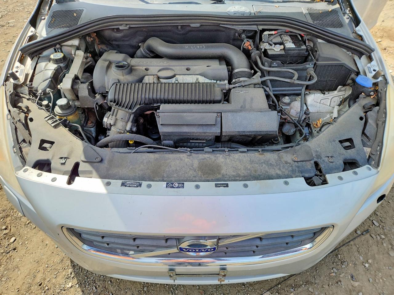 2012 Volvo S60 T5 Silver vin: YV1622FS8C2099887